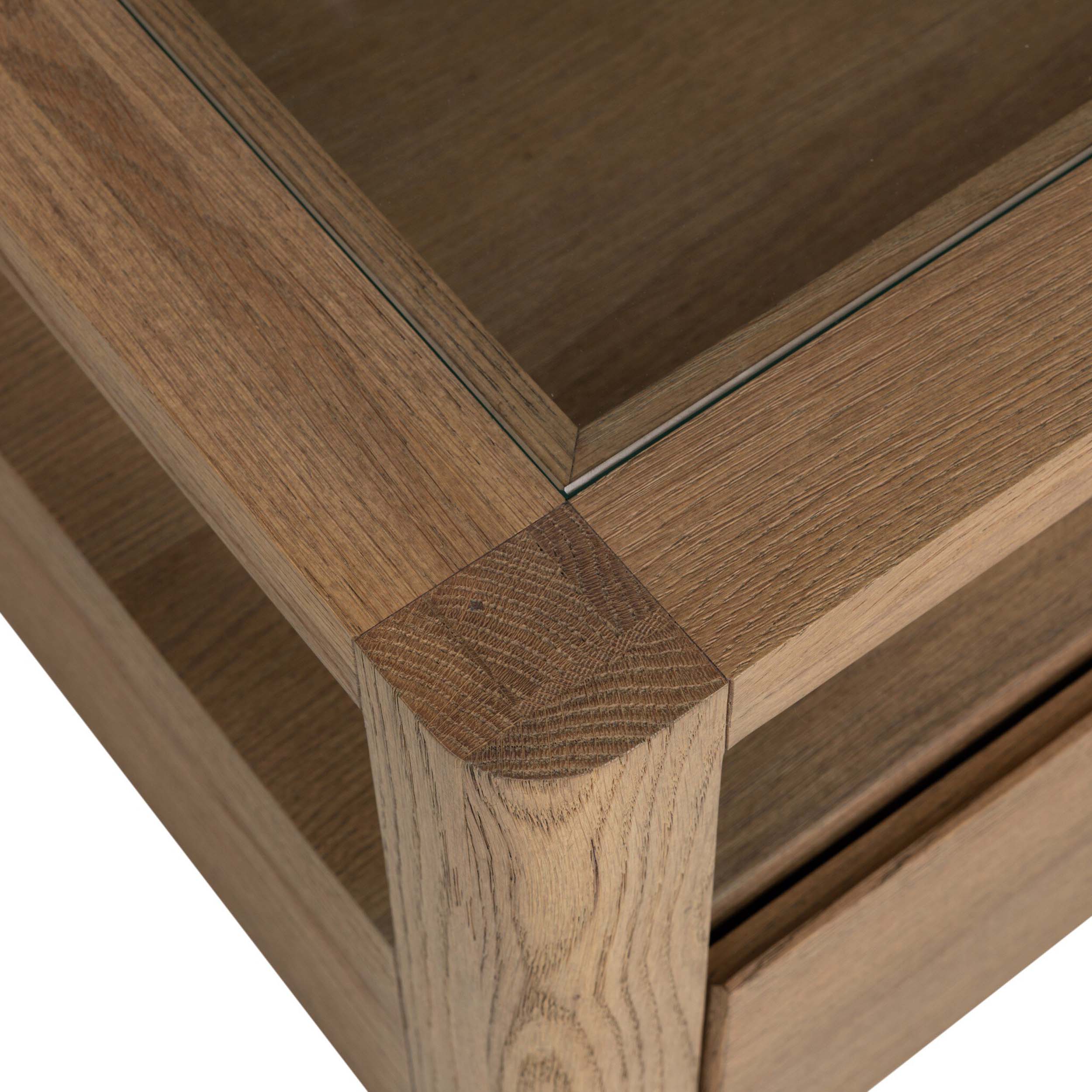 Shiloh Coffee Table, Tempered Glass