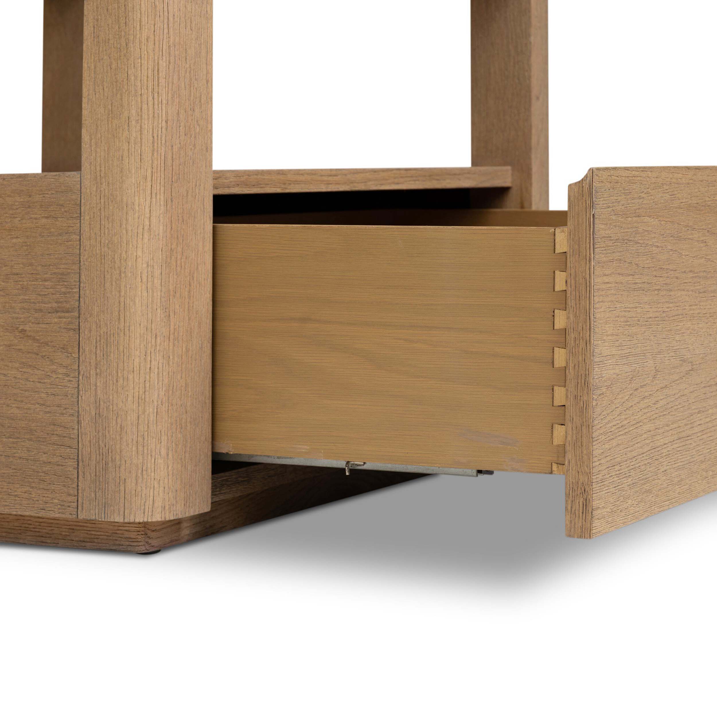 Shiloh End Table, Tempered Glass