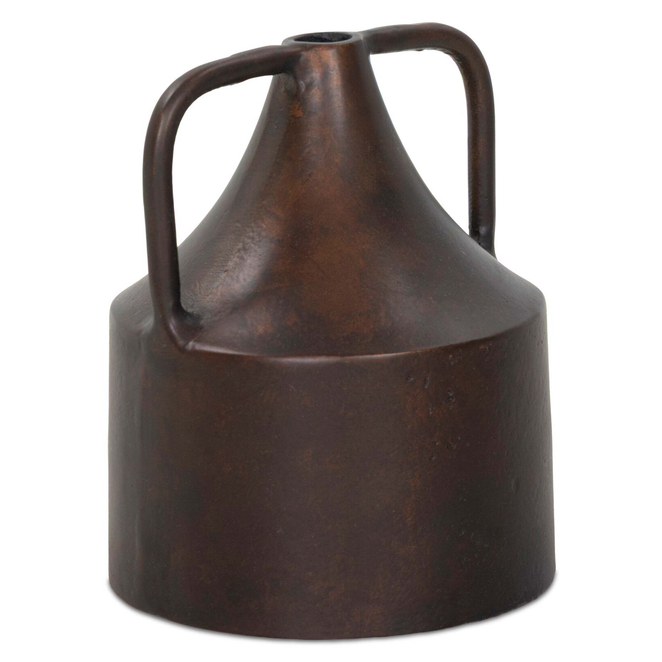 Tamba Vase Set, Antique Rust