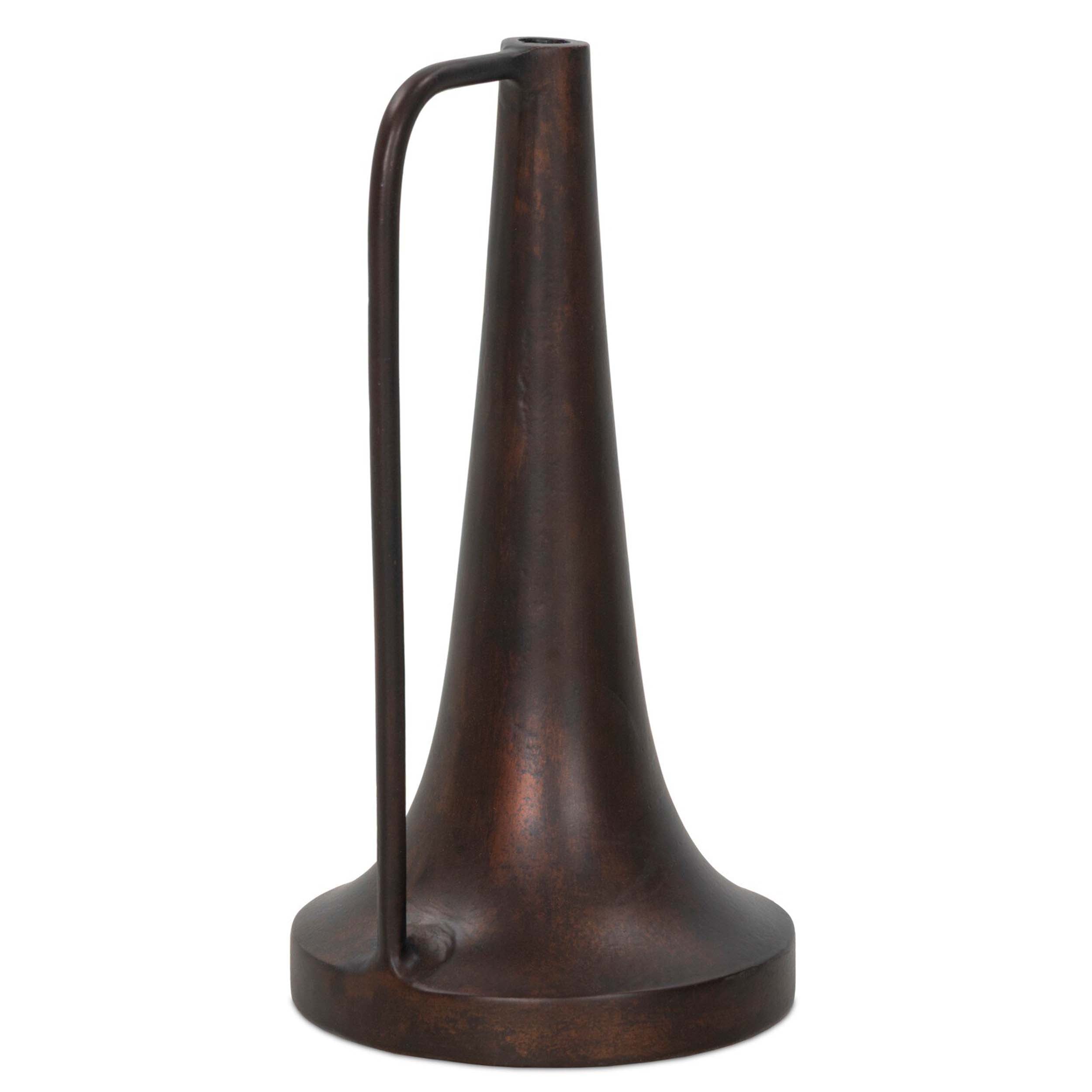 Tamba Vase Set, Antique Rust