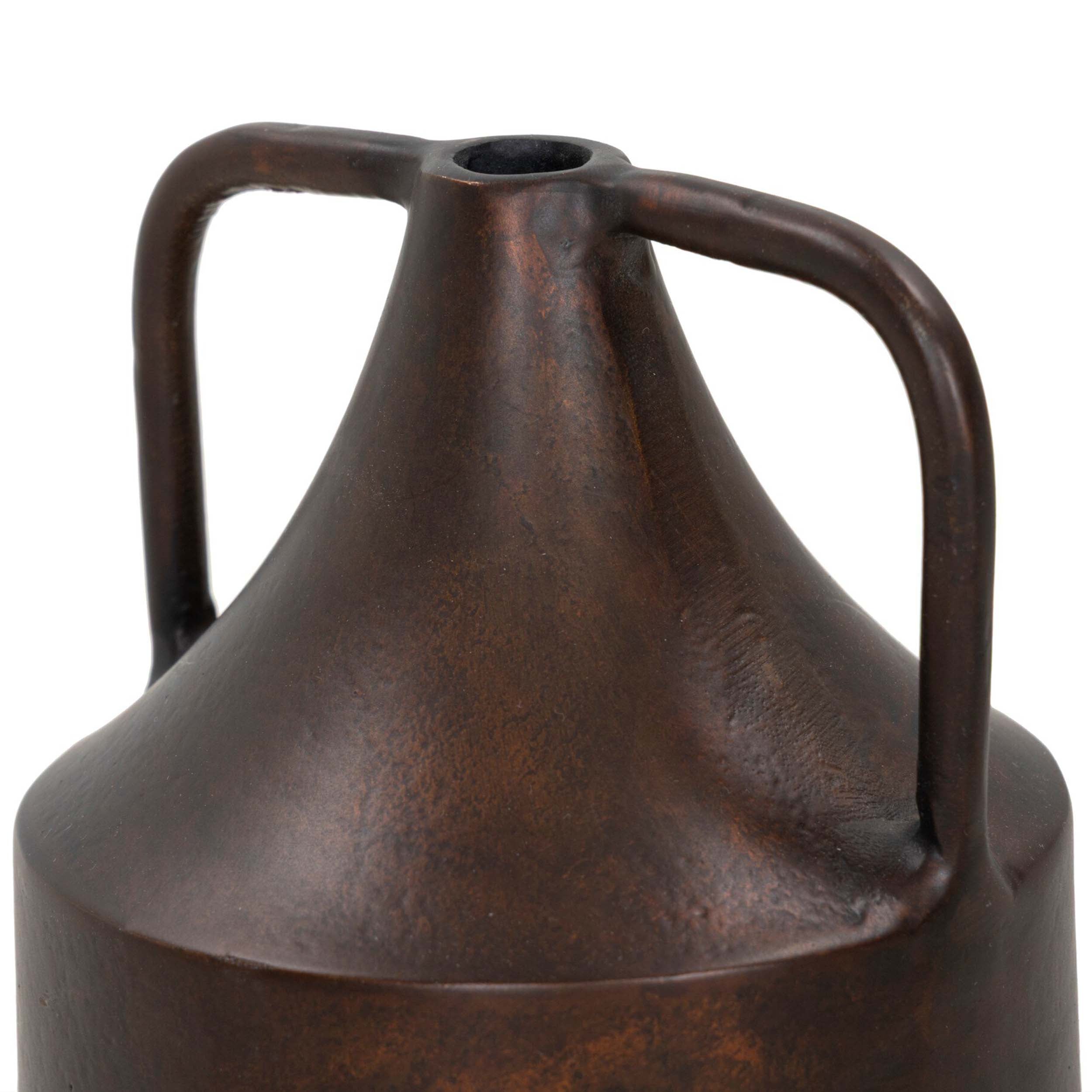 Tamba Vase Set, Antique Rust