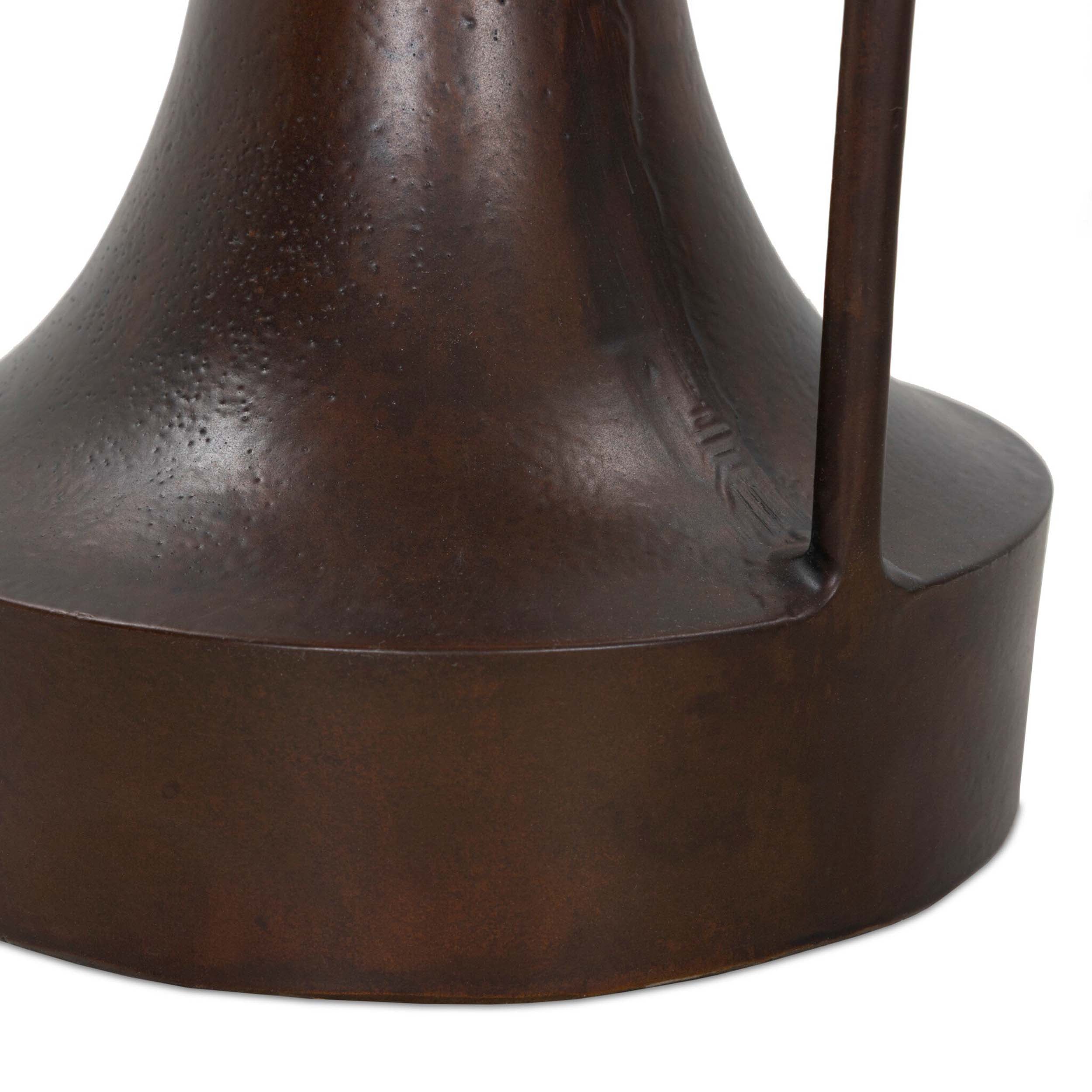Tamba Vase Set, Antique Rust