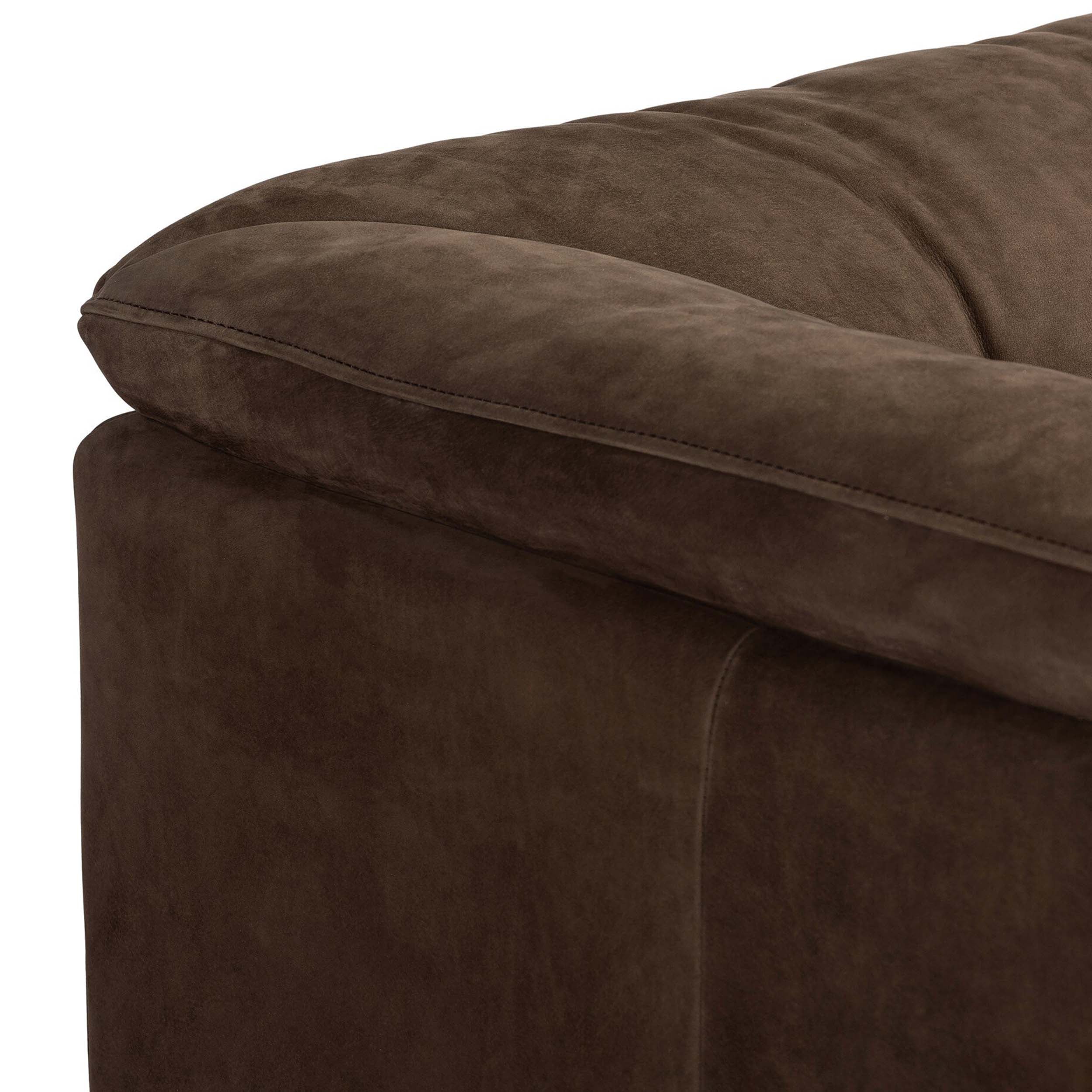 Santino Swivel Chair, Nubuck Cigar