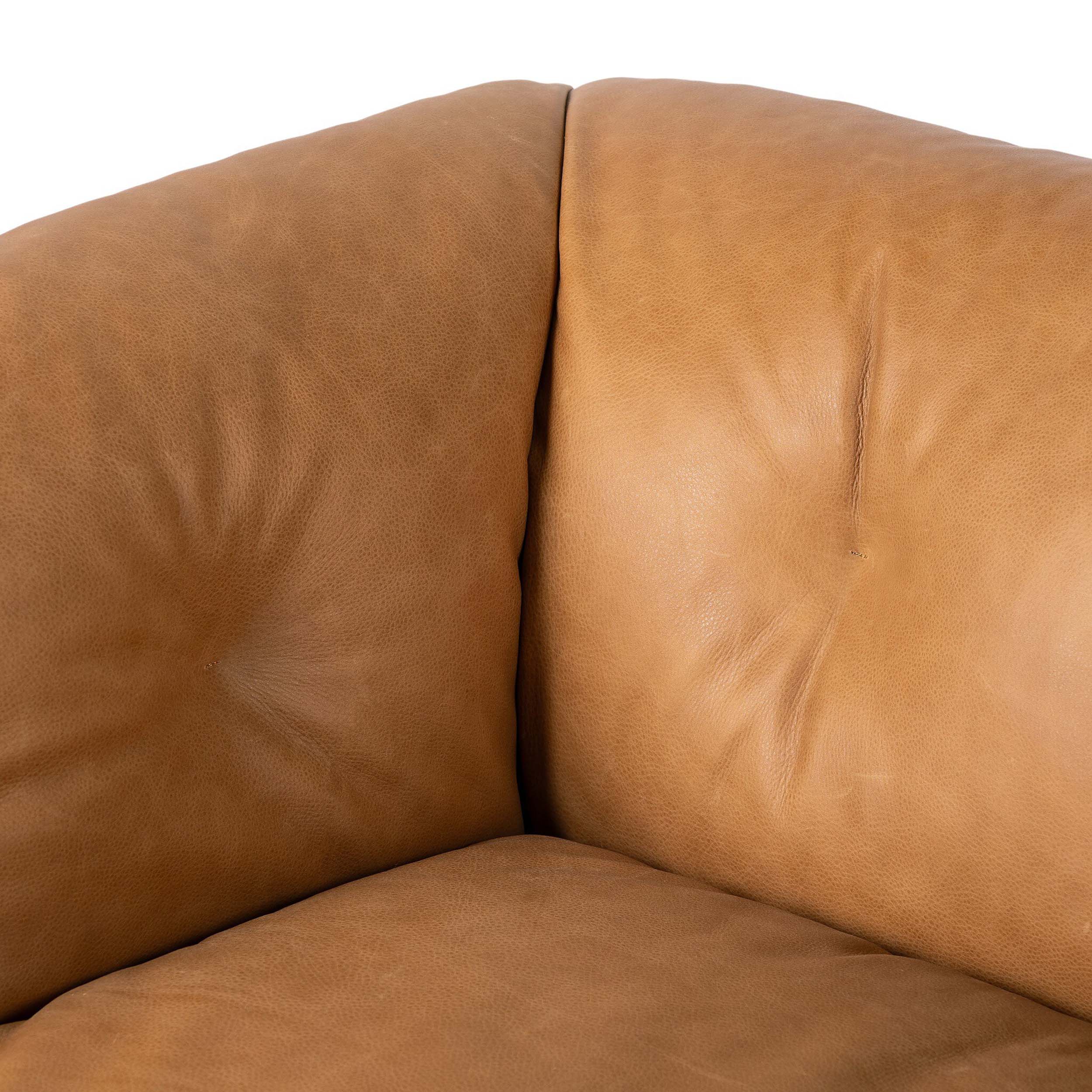 Santino Swivel Chair, Palermo Cognac