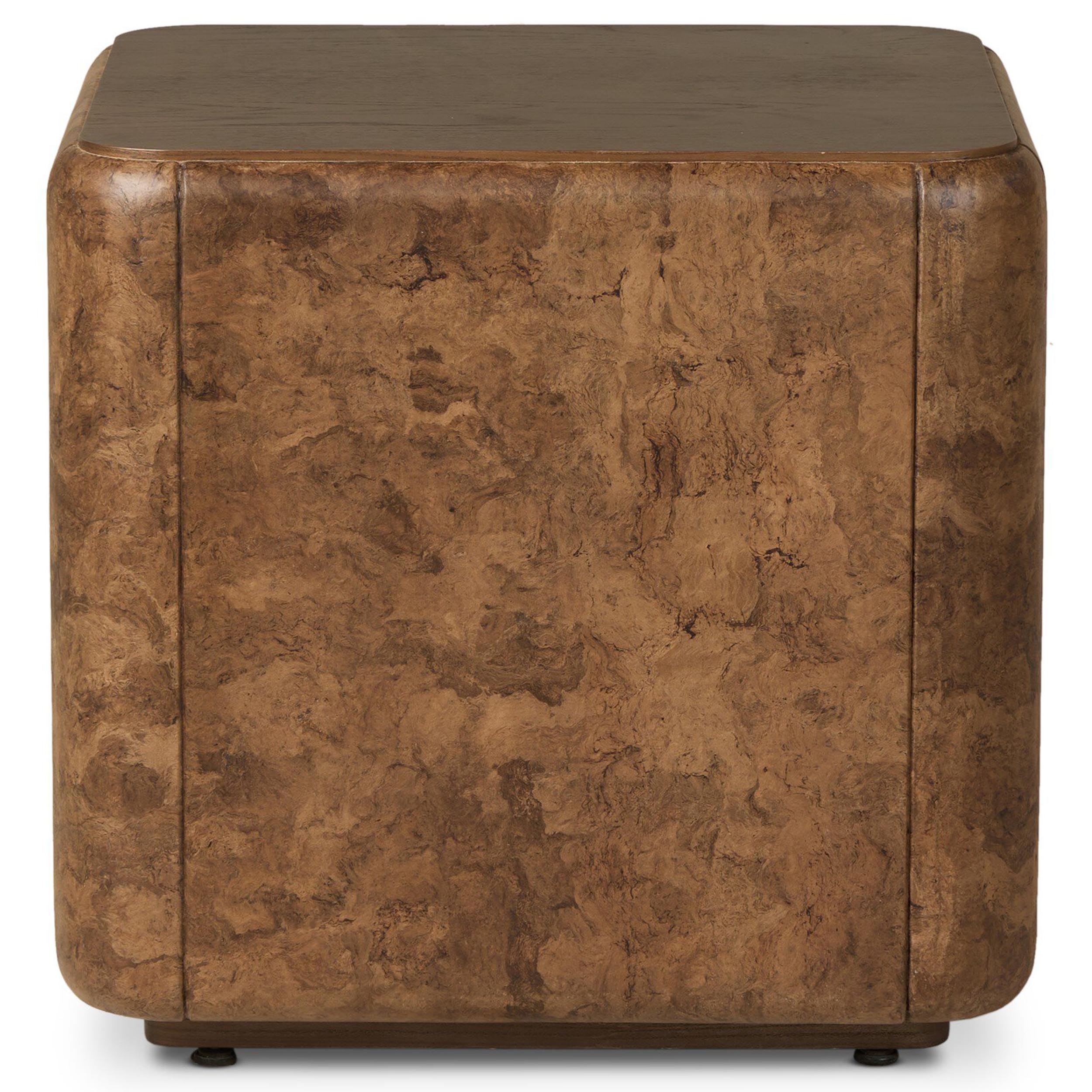 Lola End Table, Chestnut Oak Veneer