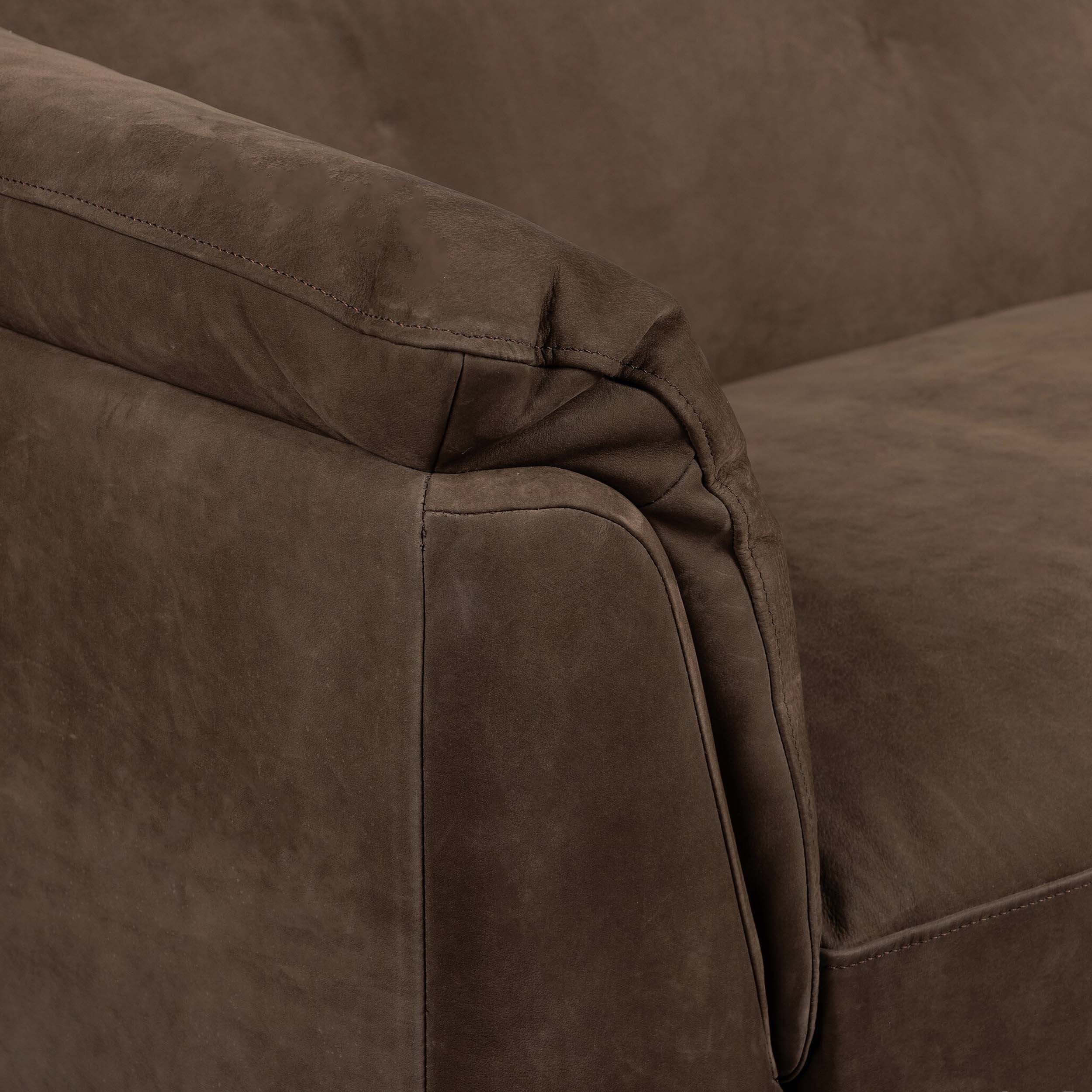 Santino Sofa, Nubuck Cigar