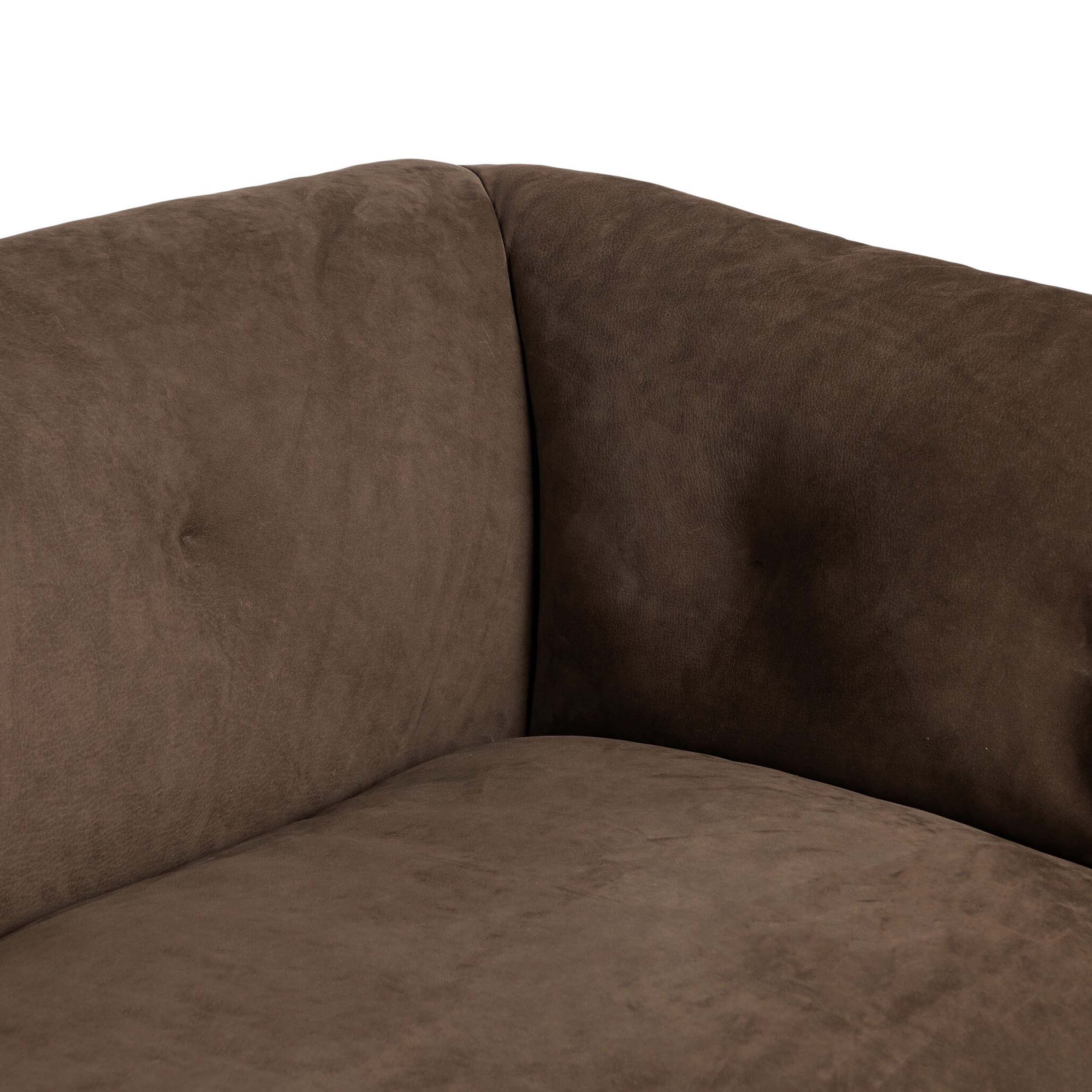 Santino Sofa, Nubuck Cigar