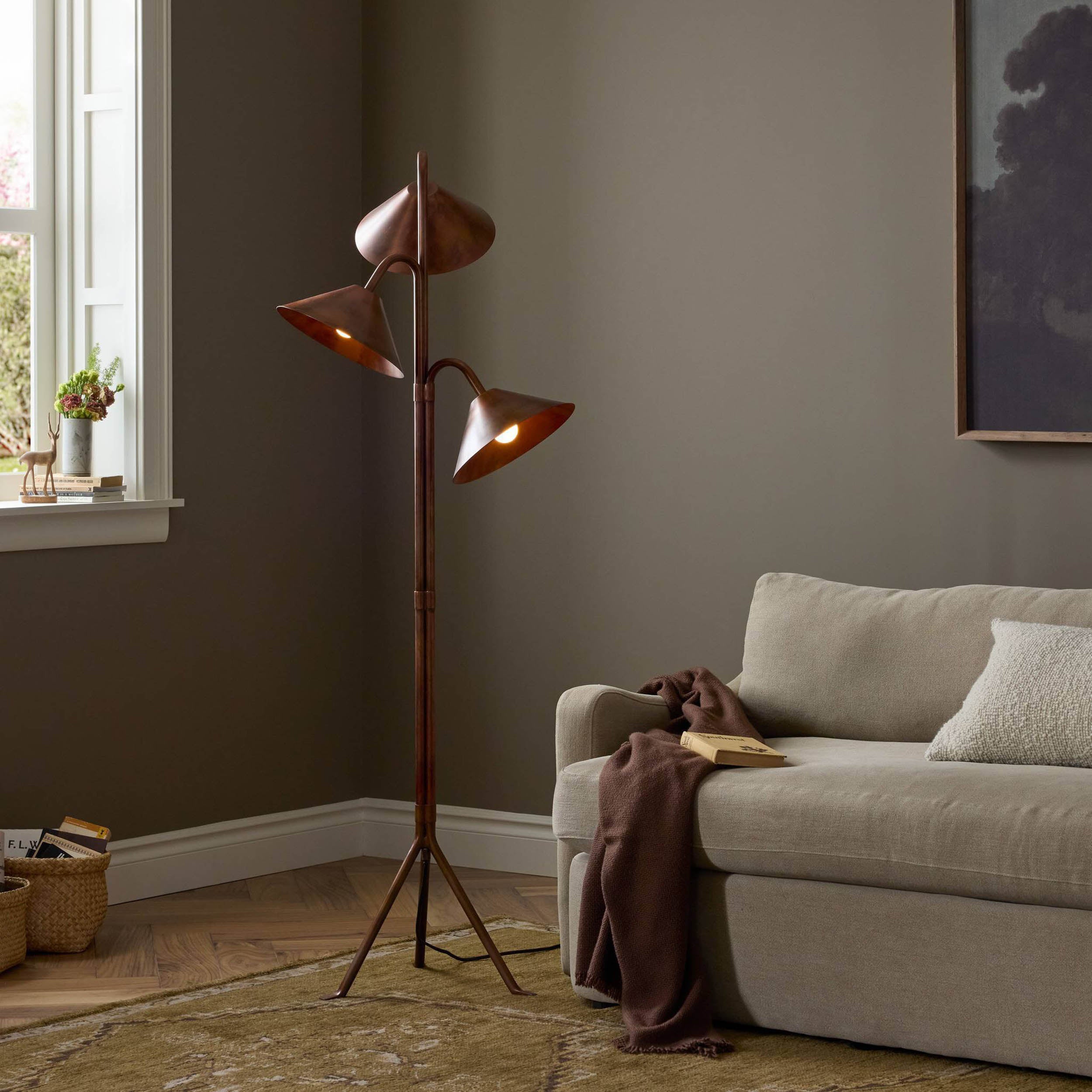 Asten Floor Lamp, Iridescent Acid Wash