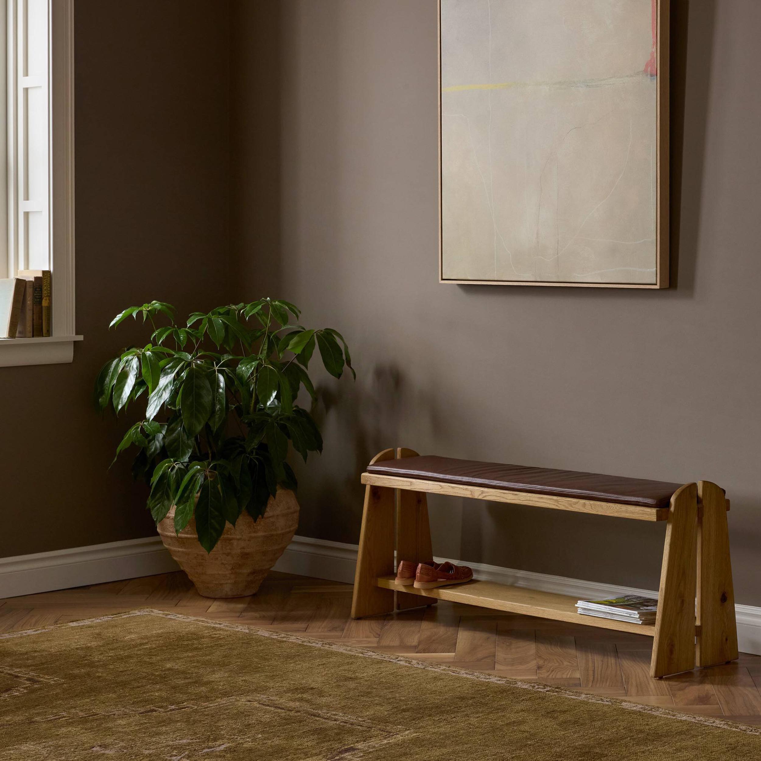 Landrea Accent Bench, Havana Brown