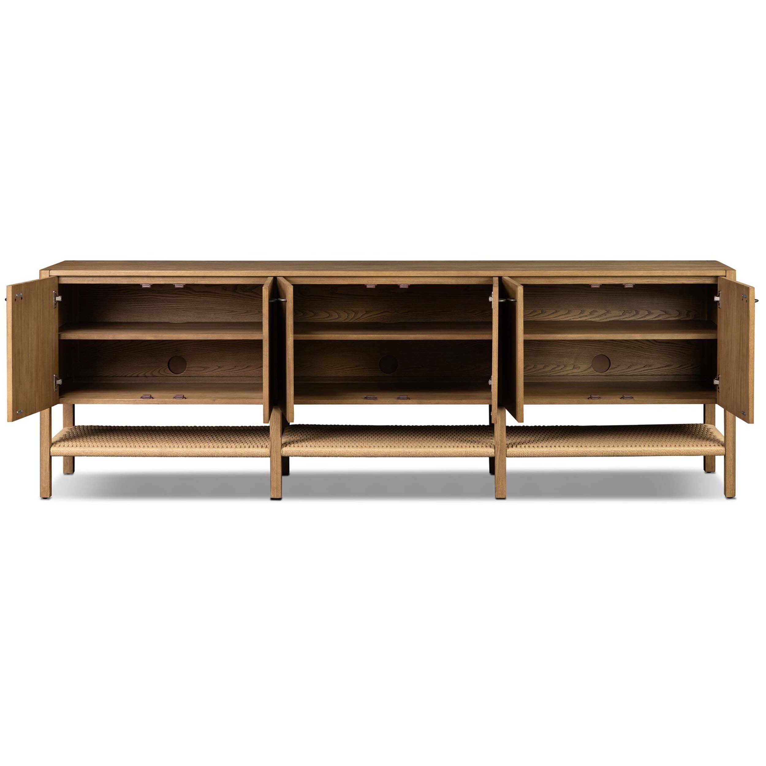 Zuma 6 Door Sideboard, Dune Ash Veneer