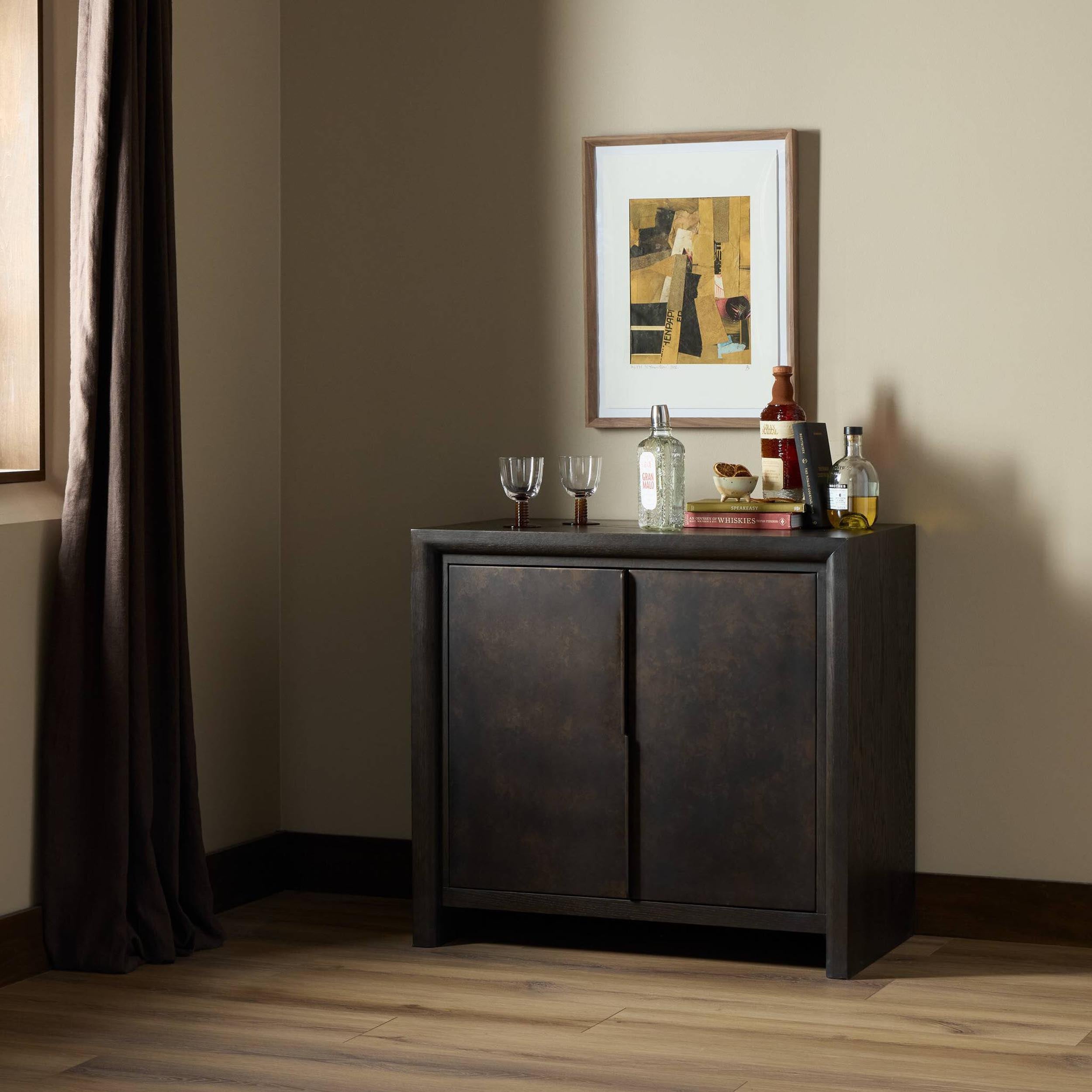 Arlington Small Cabinet, Espresso Oak