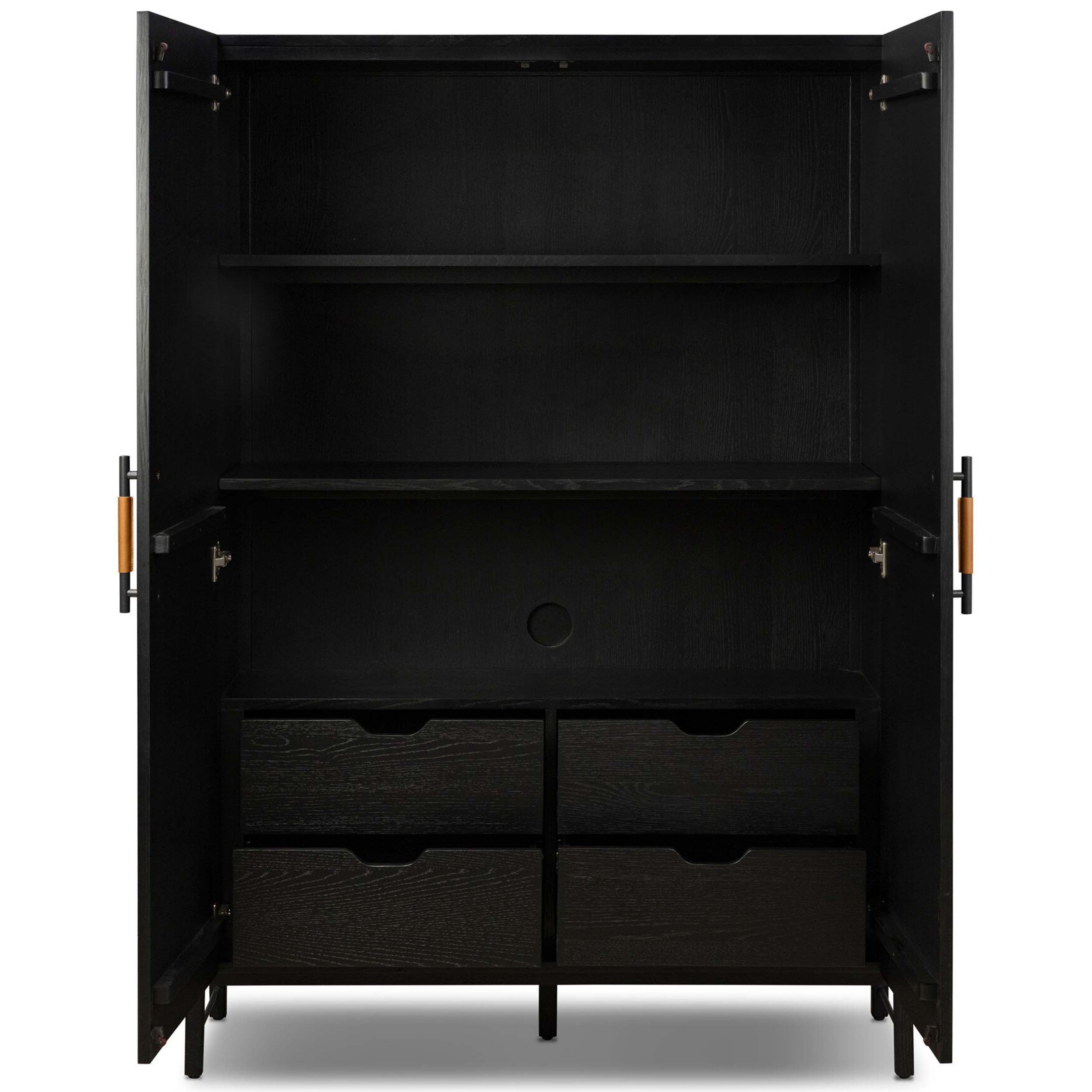 Rosedale Cabinet, Ebony Oak Veneer