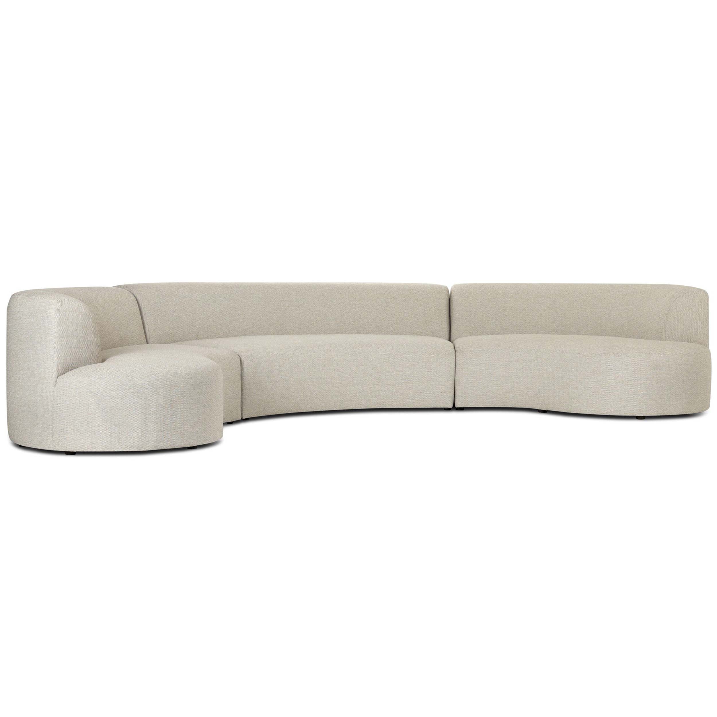 Opal Outdoor 3-Piece Sectional, Faye Sand