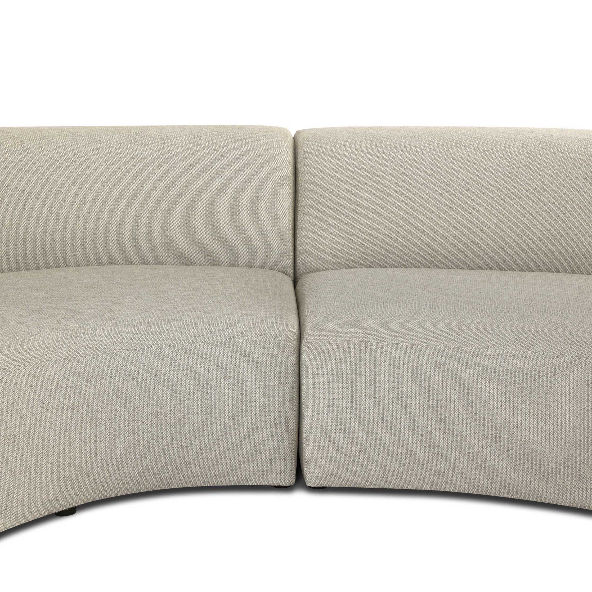 Opal Outdoor 3-Piece Sectional, Faye Sand