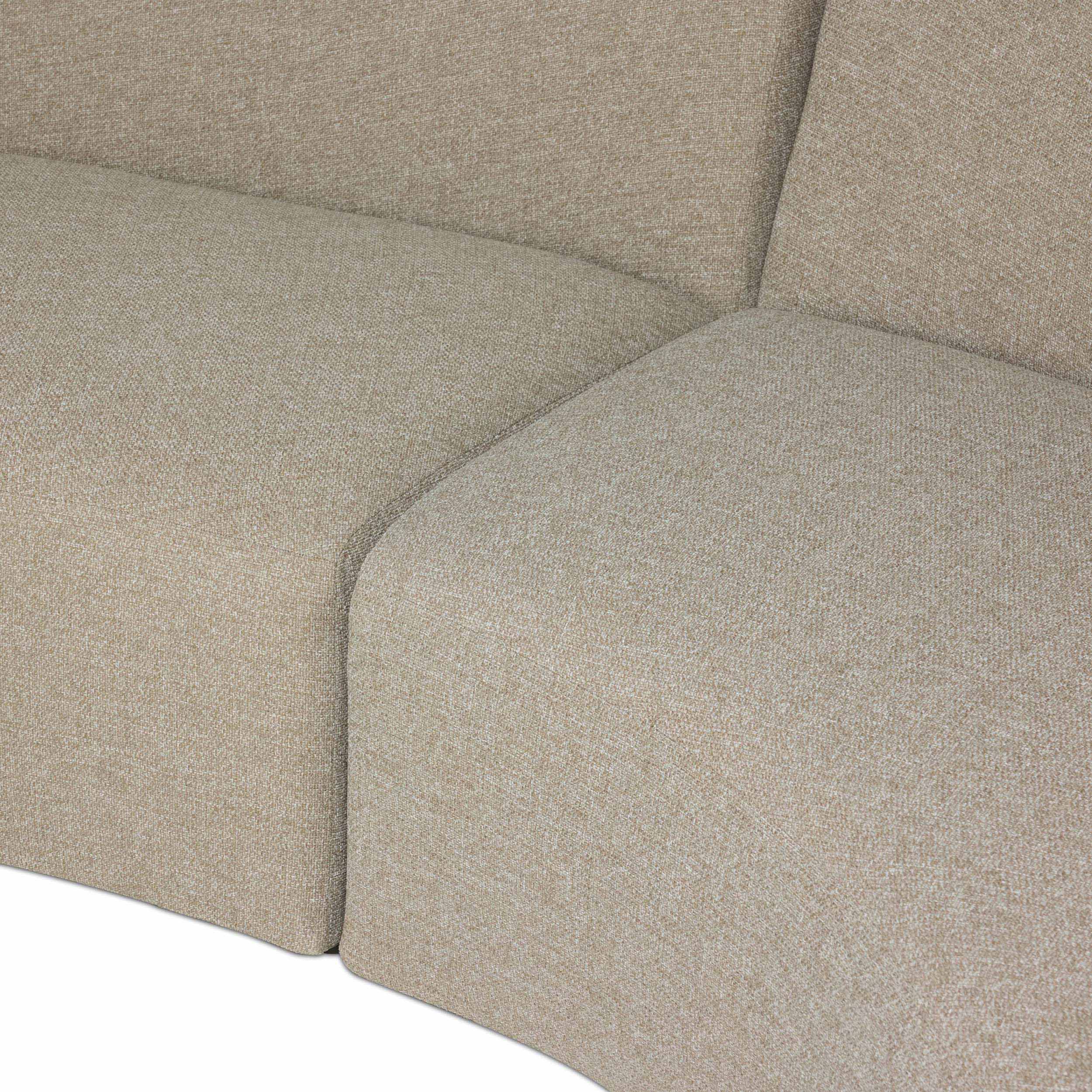 Opal Outdoor 3-Piece Sectional, Hayes Smoke