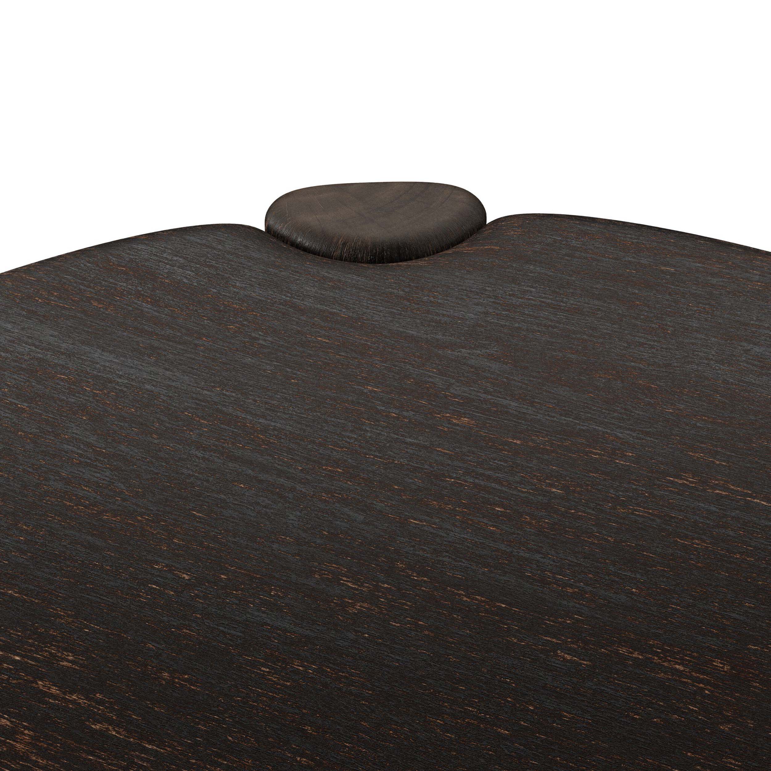 Toman Coffee Table, Ebony Rustic Oak