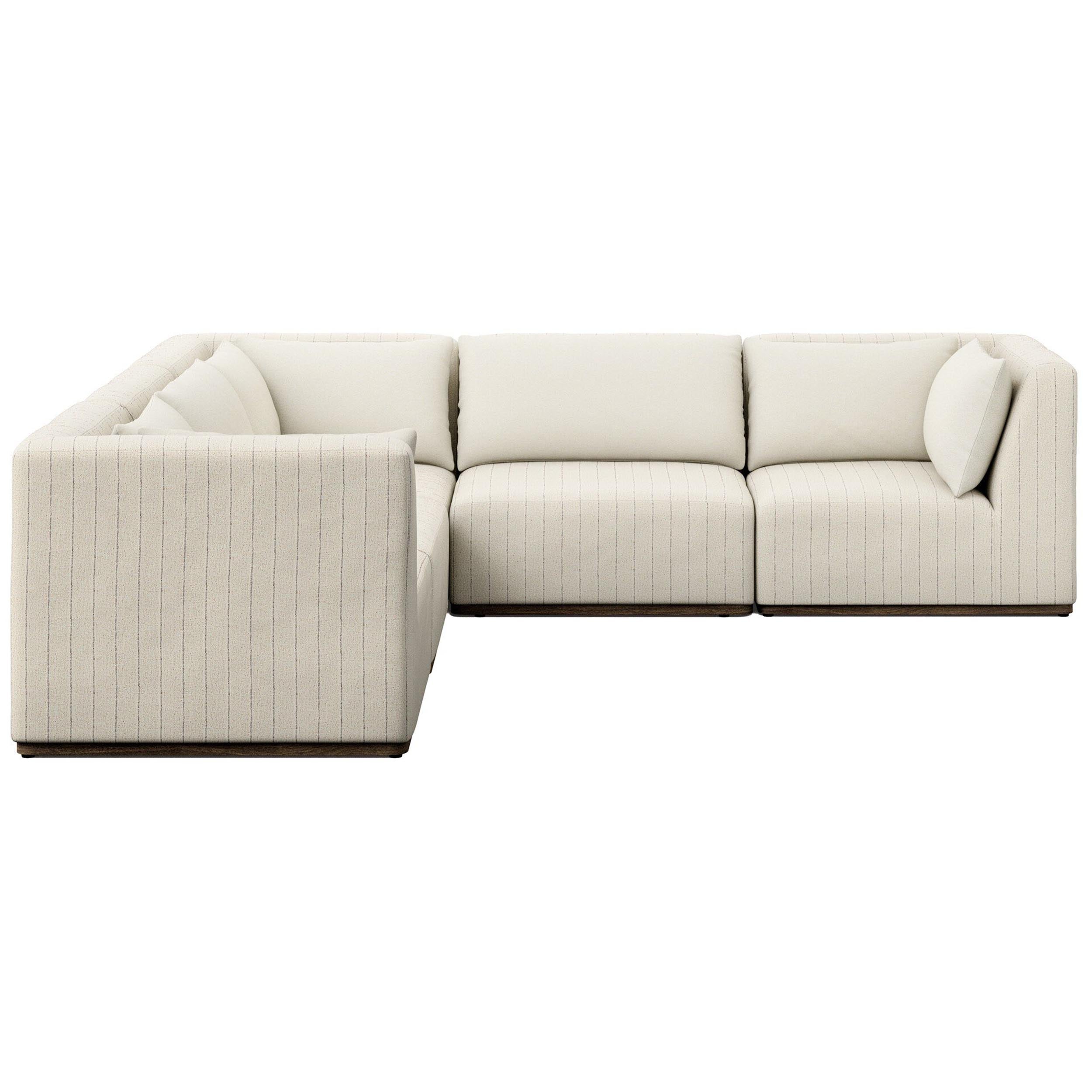 Adler Outdoor 5-Piece Sectional, Amalfi Natural