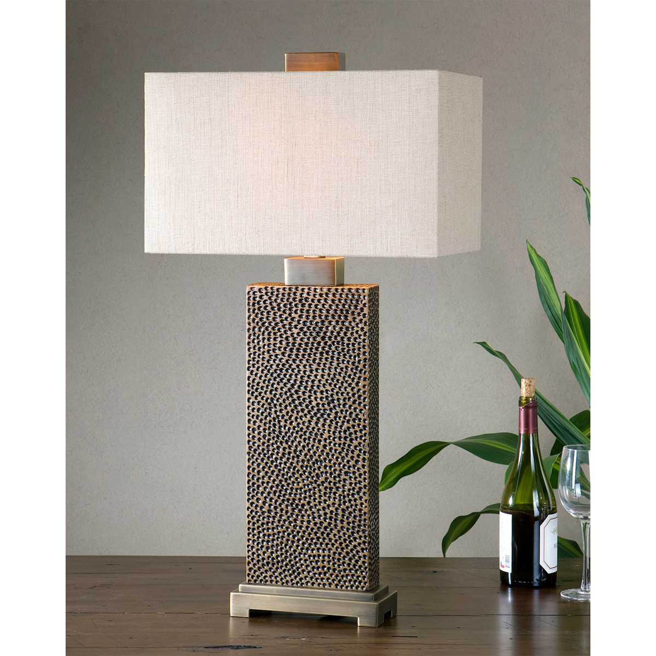 Canfield Table Lamp, Brown