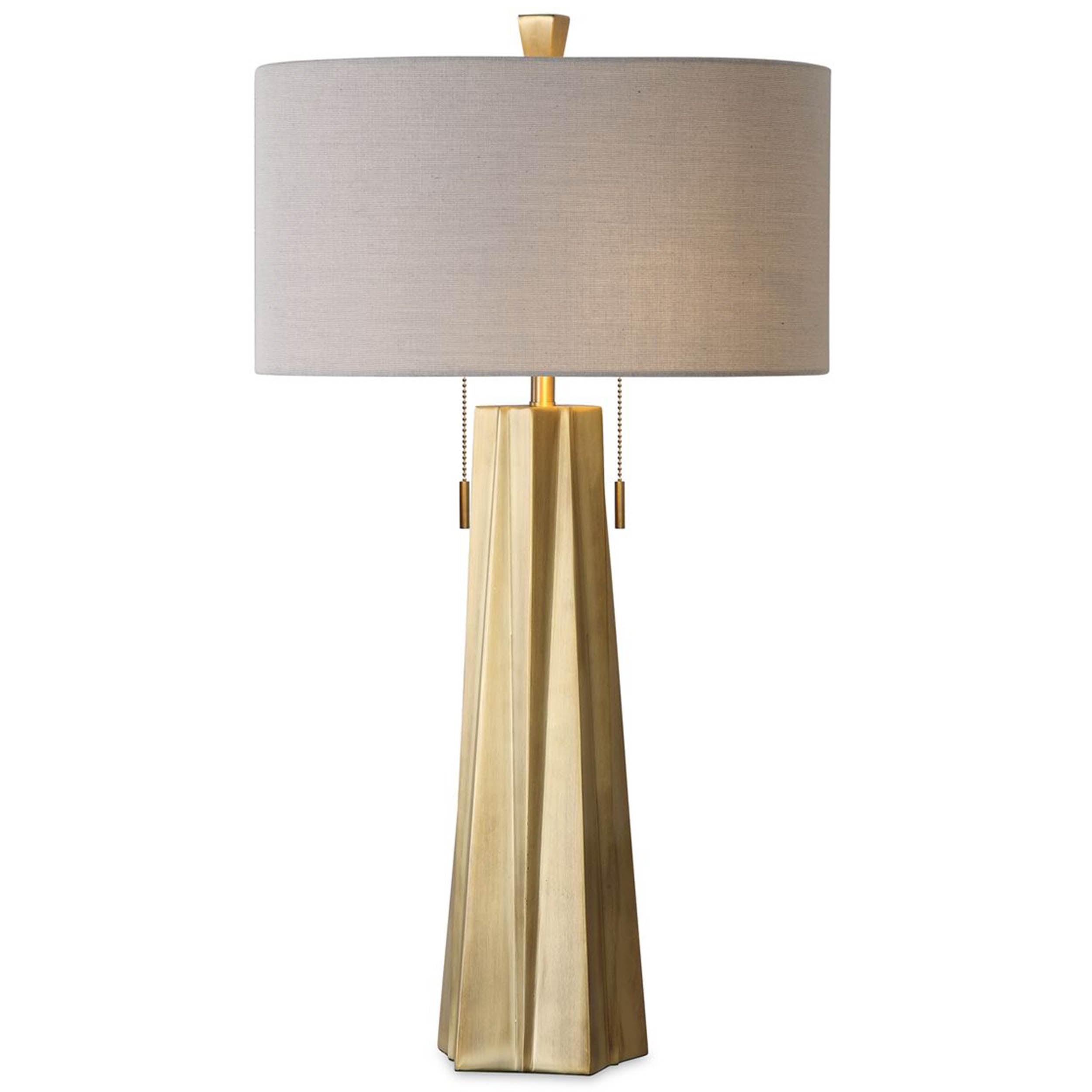 Maris Table Lamp, Antiqued Brass