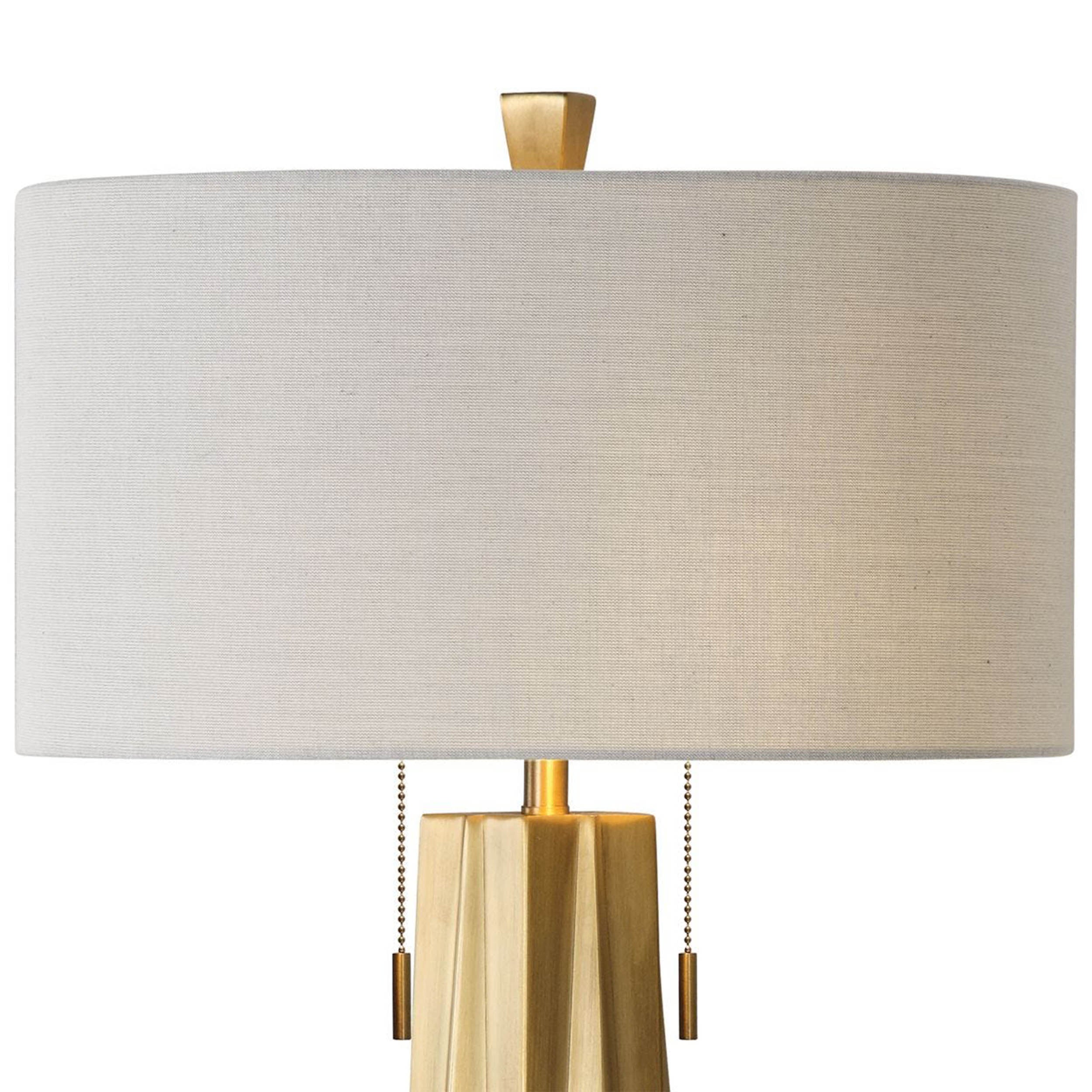 Maris Table Lamp, Antiqued Brass
