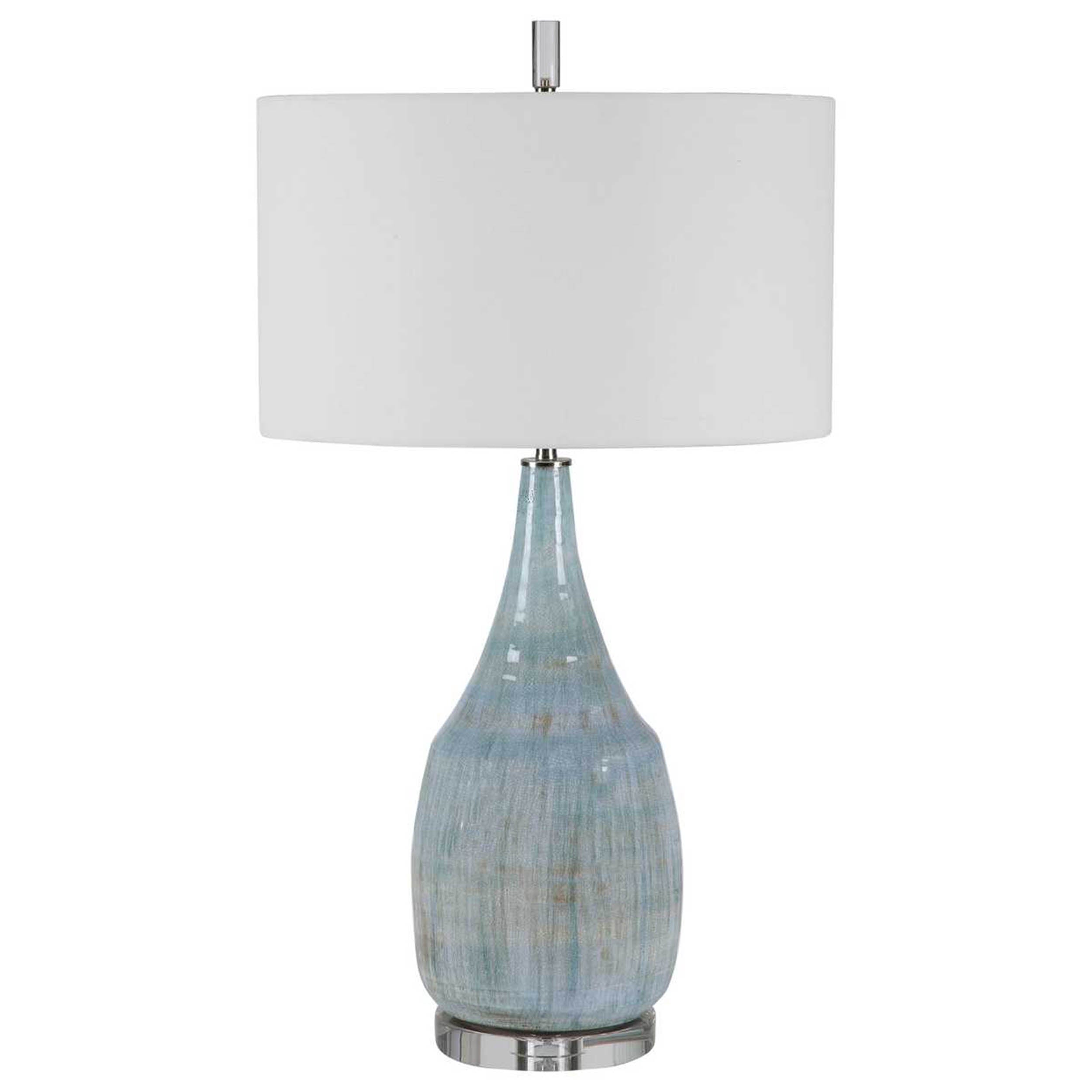 Rialta Table Lamp, Aqua