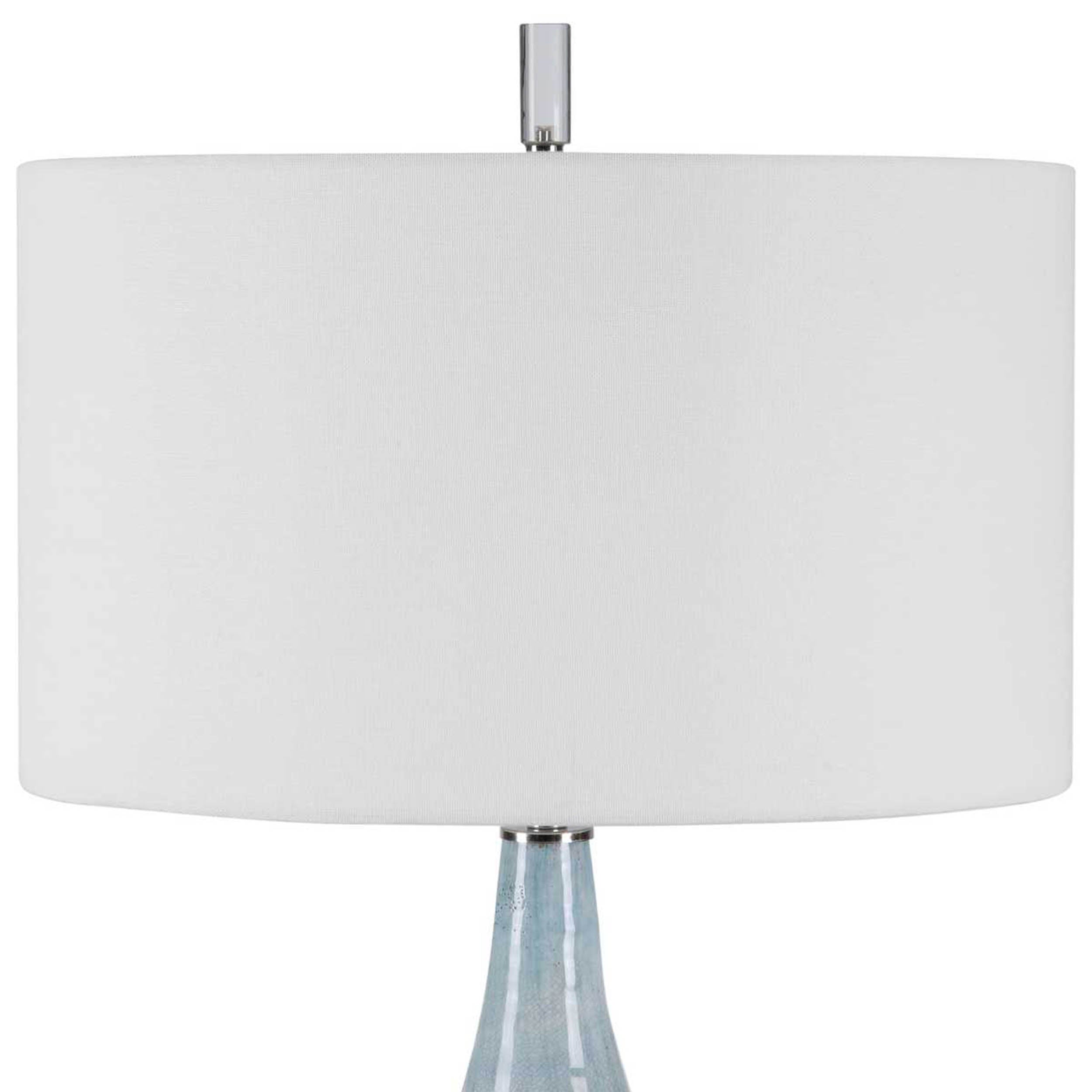 Rialta Table Lamp, Aqua