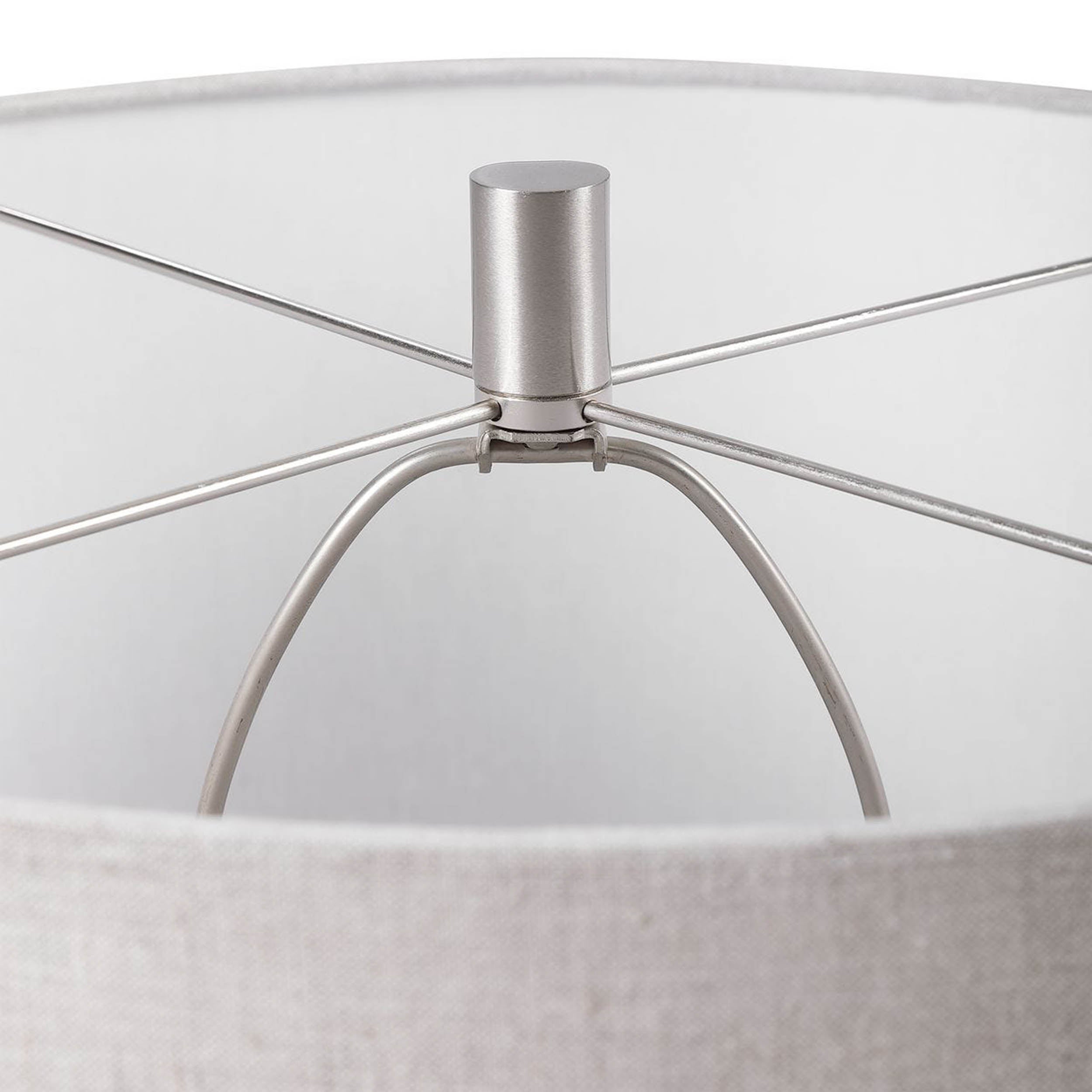 Whiteout Table Lamp, Aged White