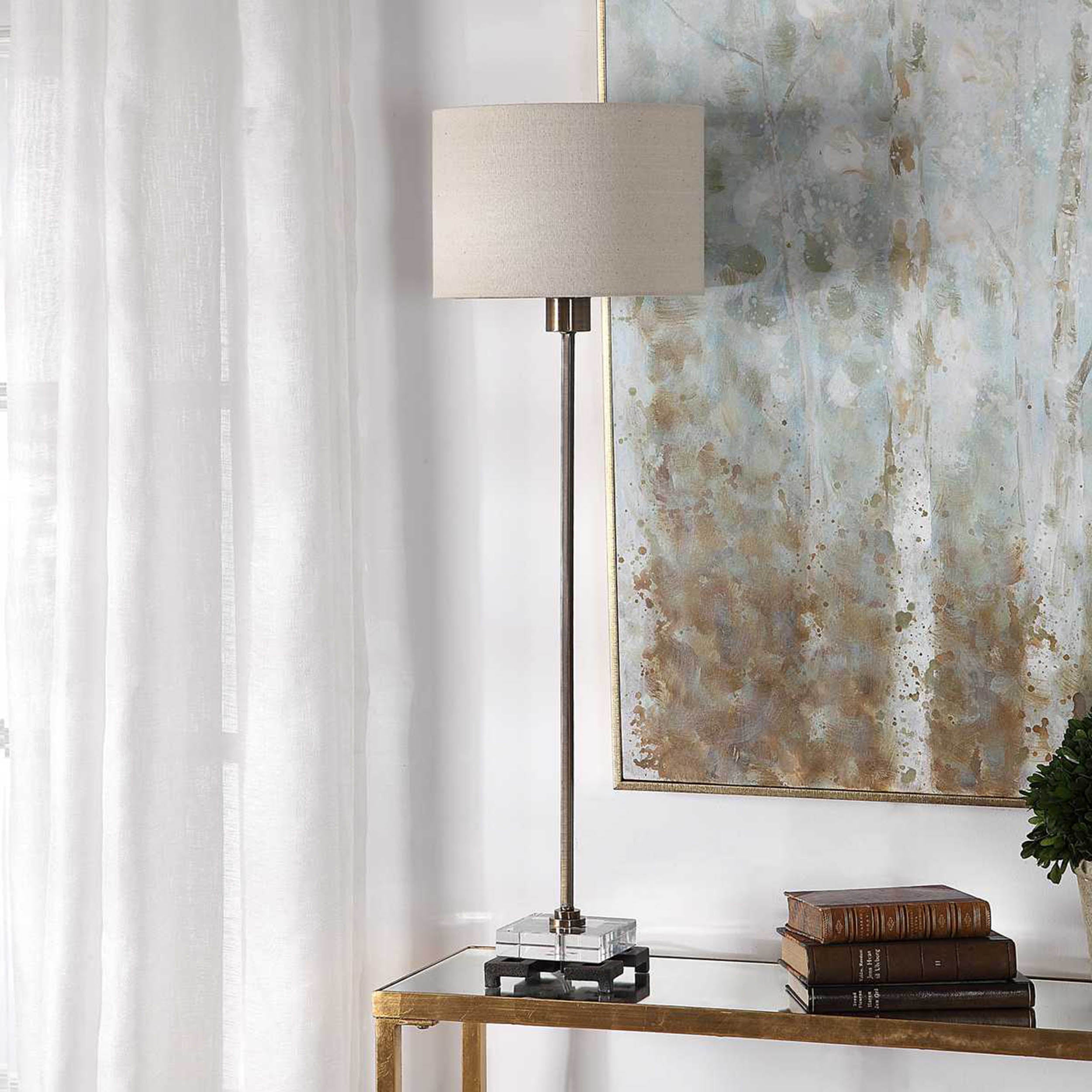Danyon Buffet Lamp, Antiqued Bronze