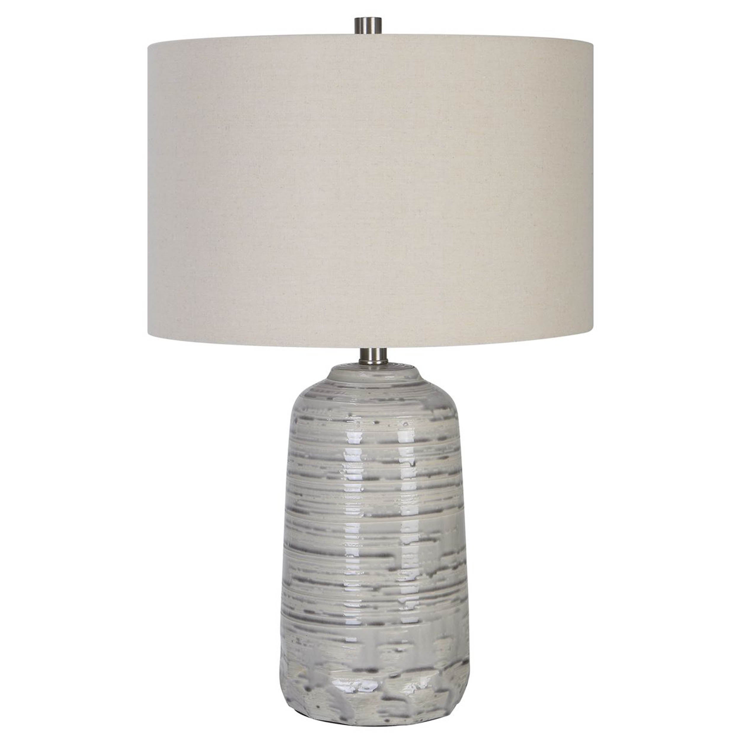 Cyclone Table Lamp, Grey