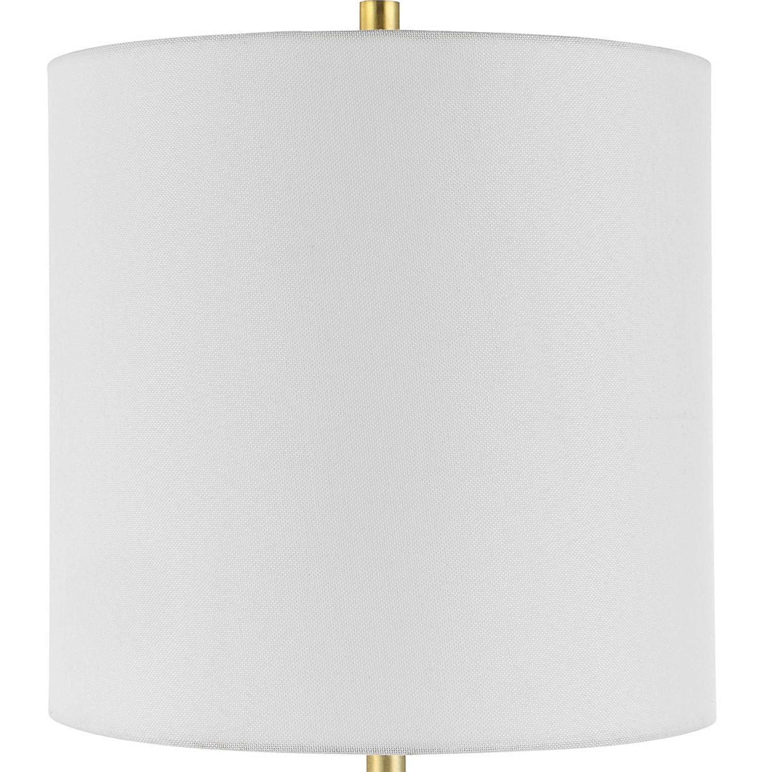 Turret Buffet Lamp, White