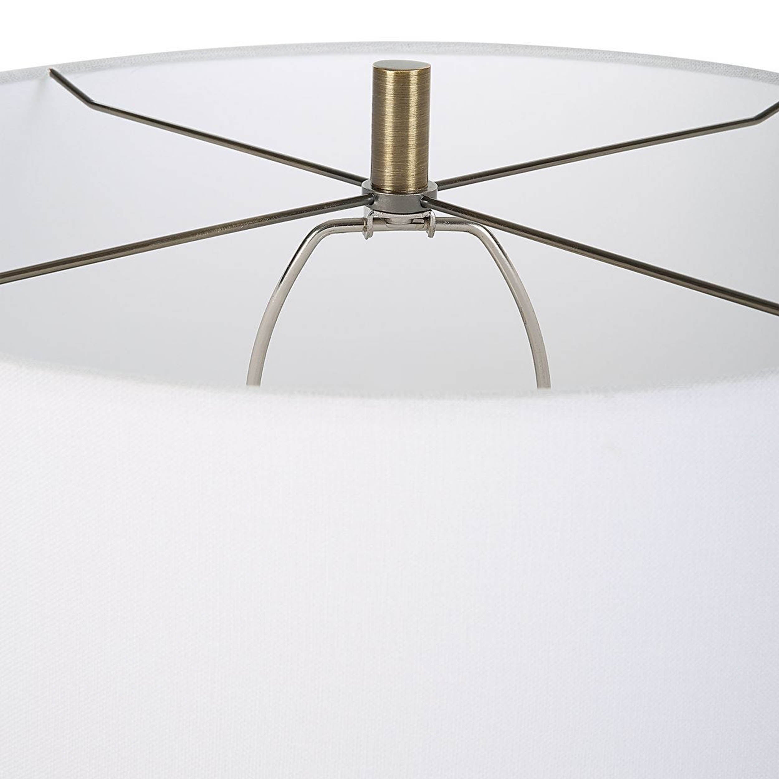 Nataly Table Lamp, Aged Green