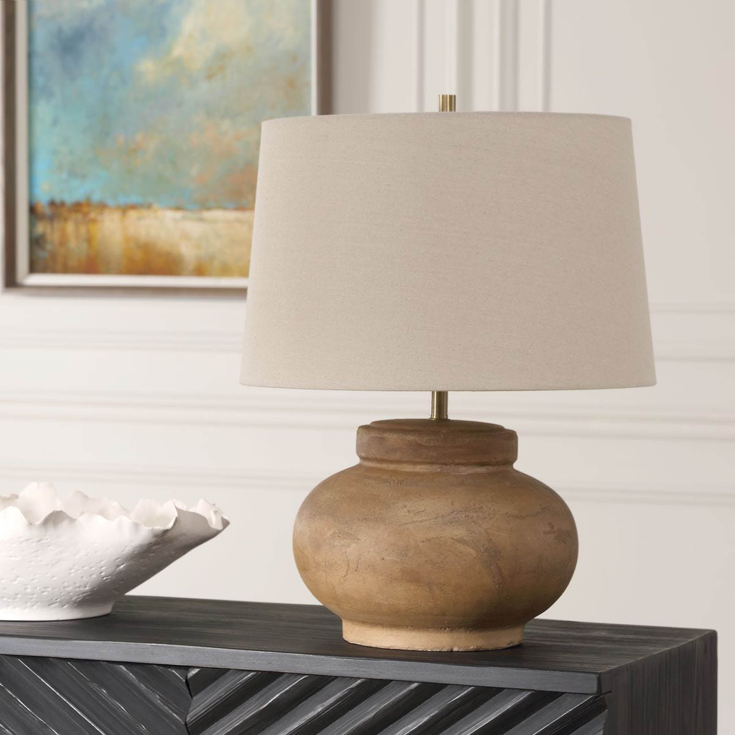 Urbino Table Lamp, Terracotta