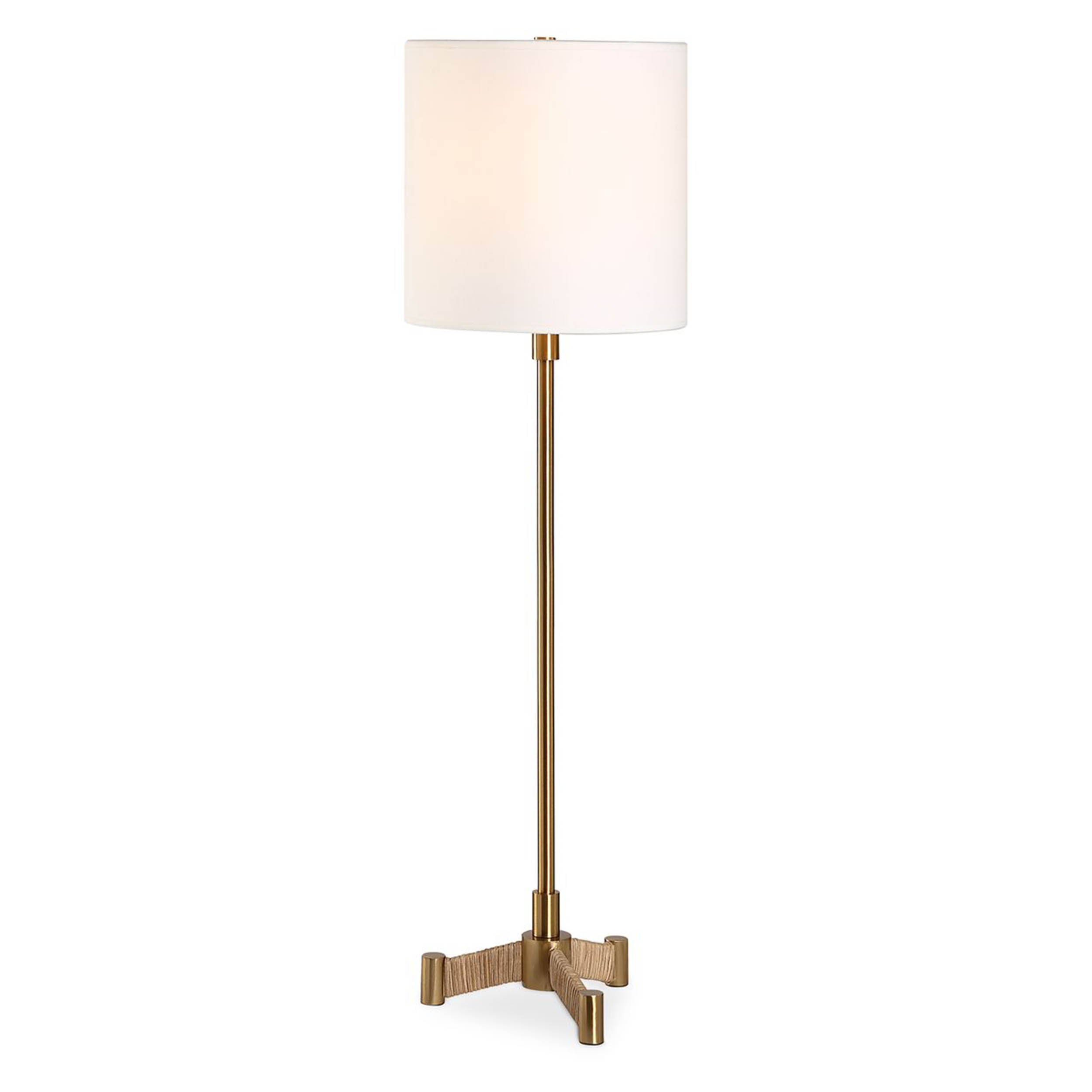 Lautoka Buffet Lamp, Brass