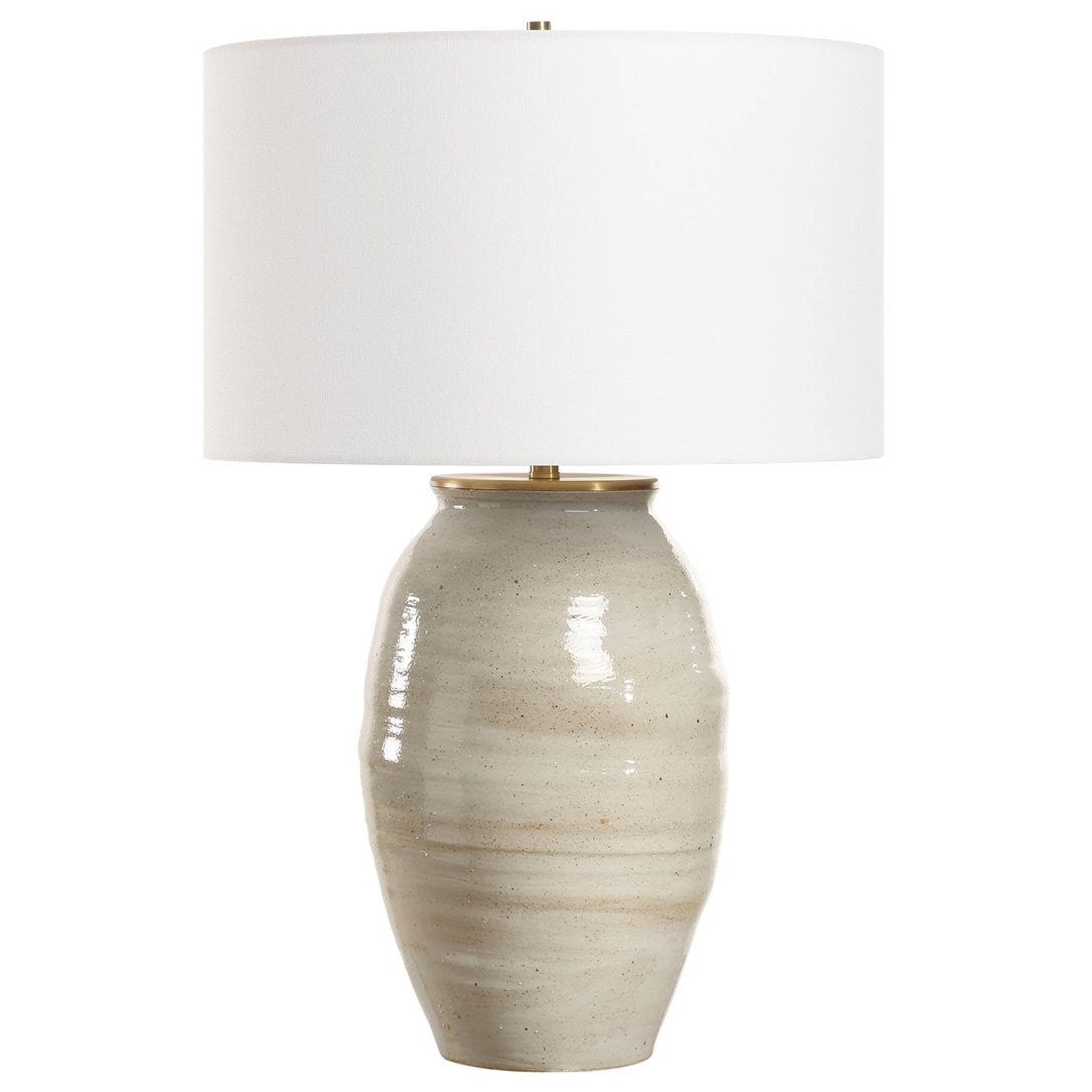 Amos Table Lamp, Light Grey
