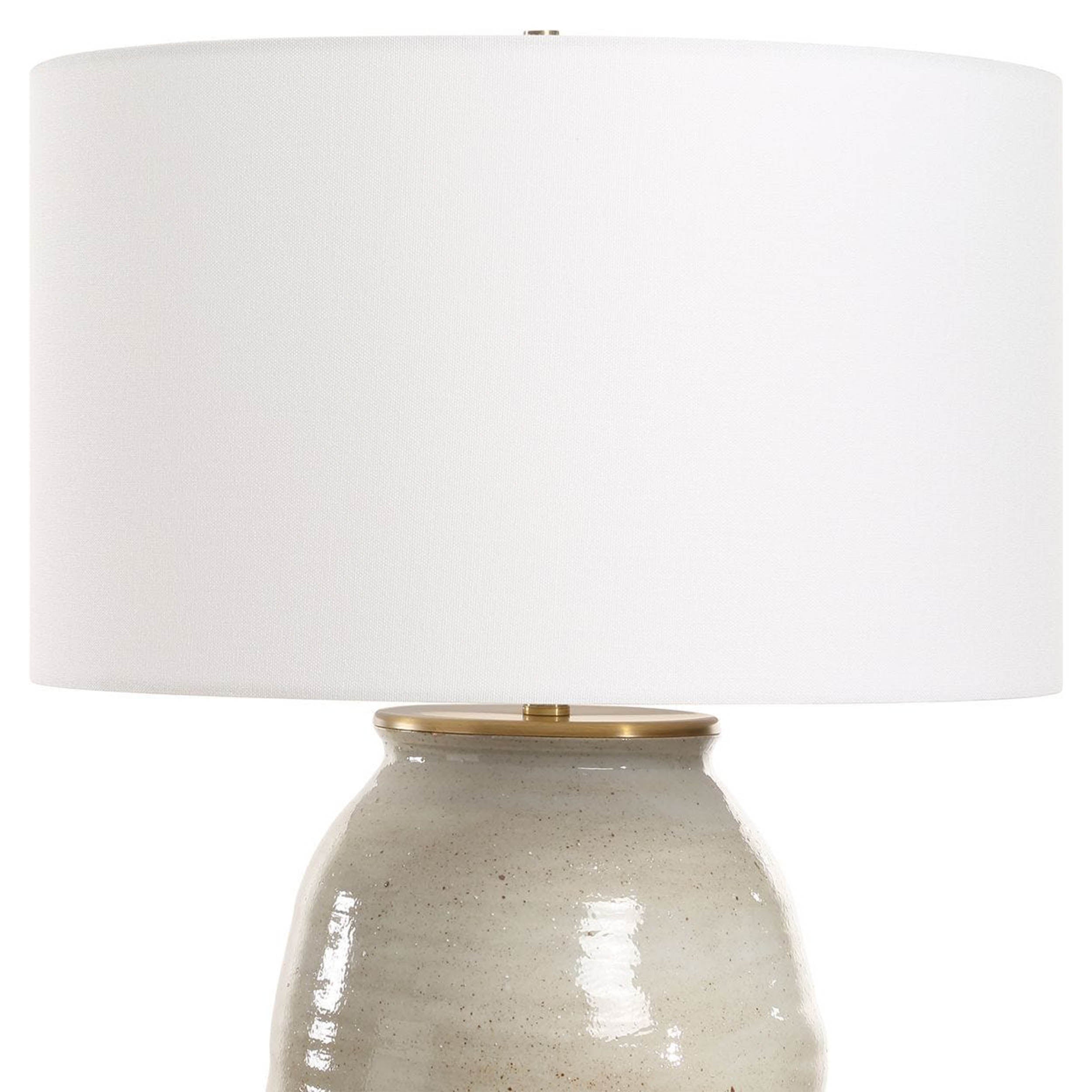Amos Table Lamp, Light Grey