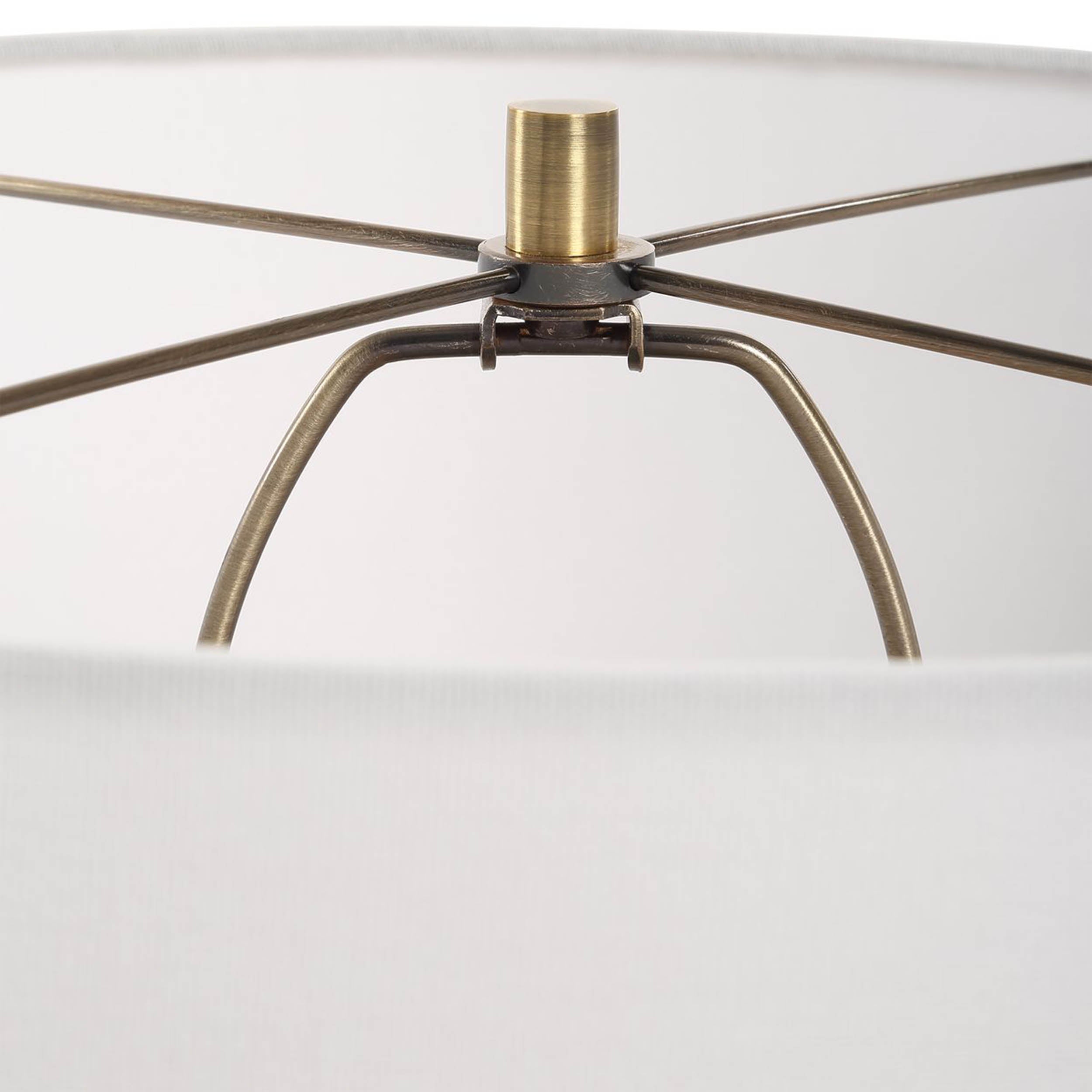 Amos Table Lamp, Light Grey