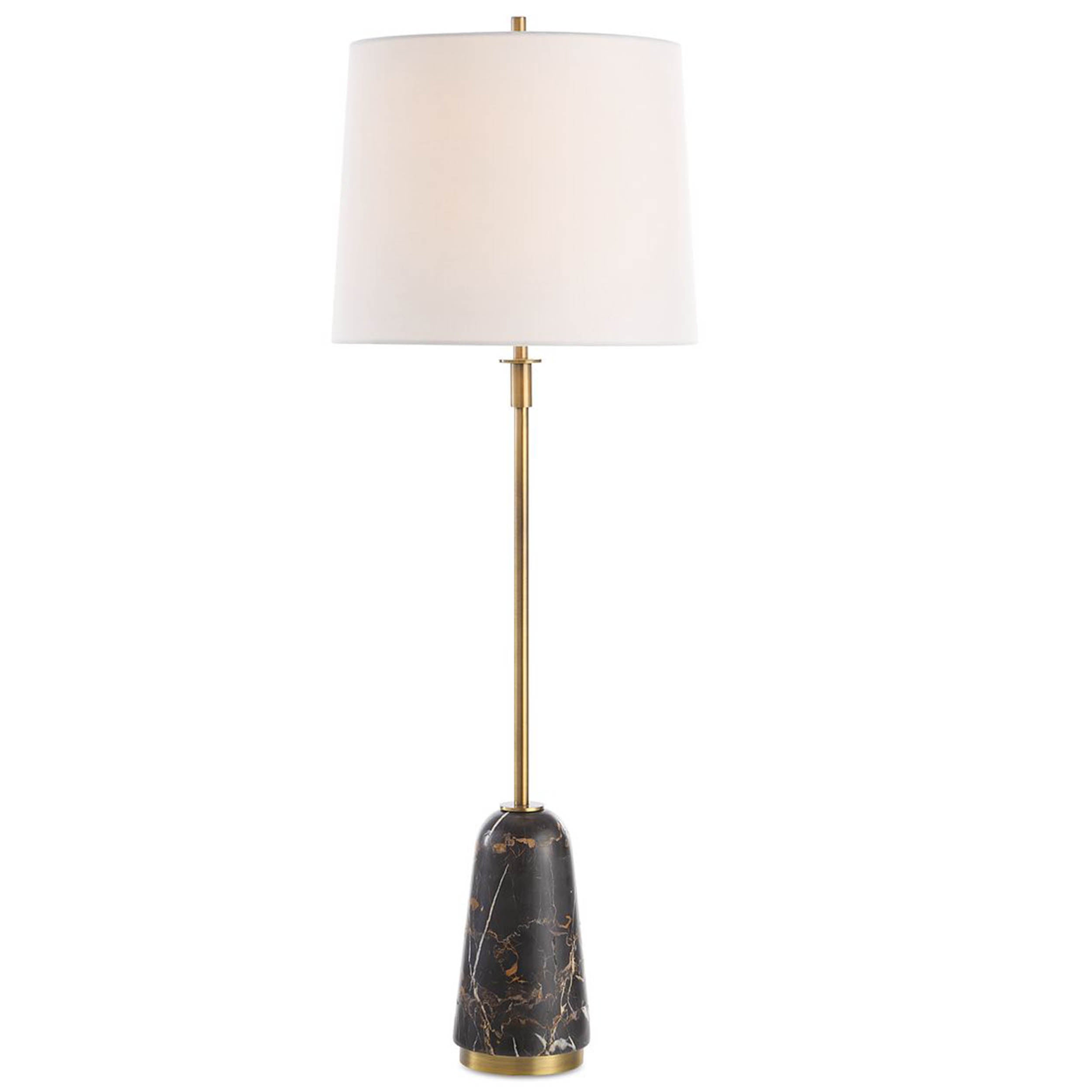 Jenson Buffet Lamp, Black Marble