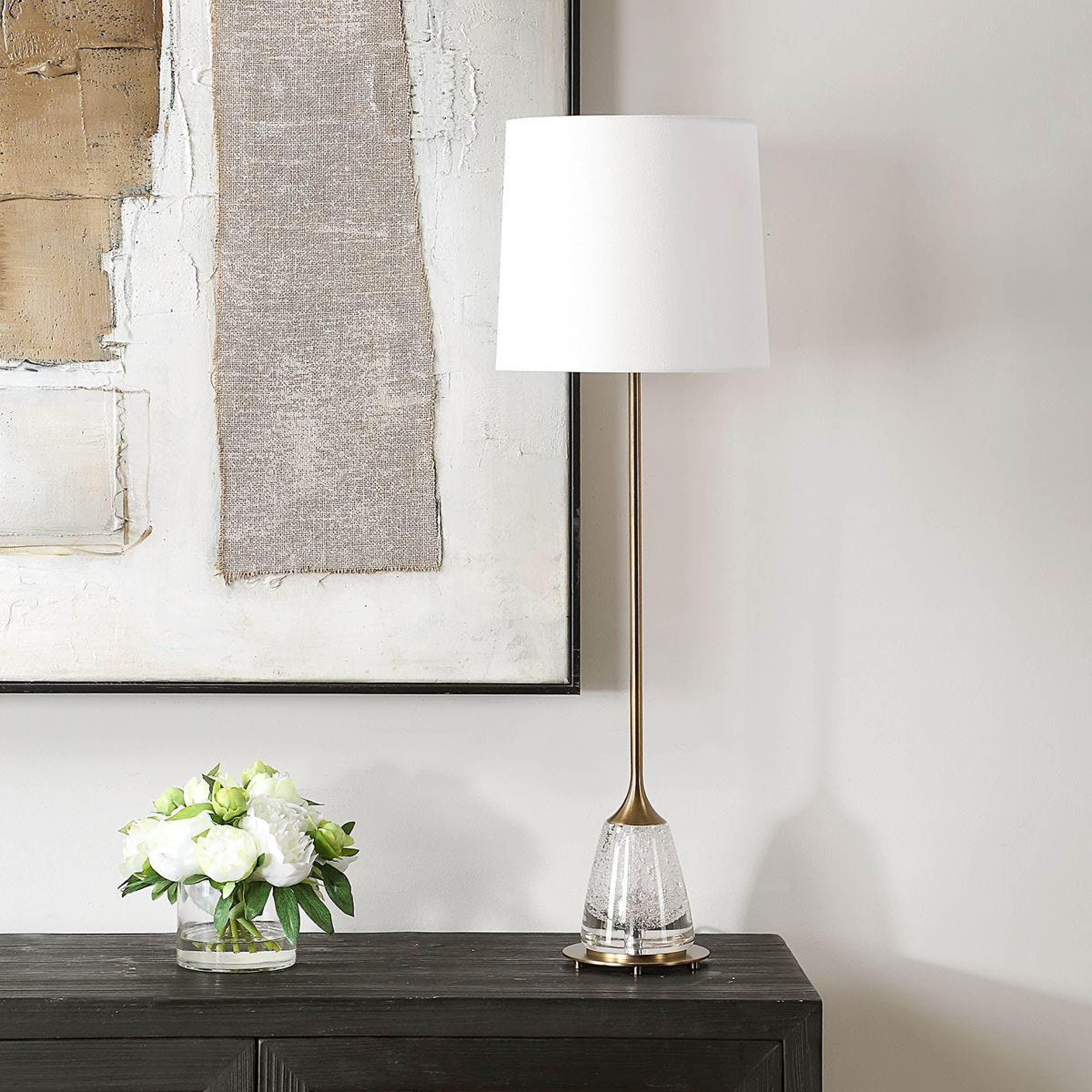 Alistair Buffet Lamp, Clear