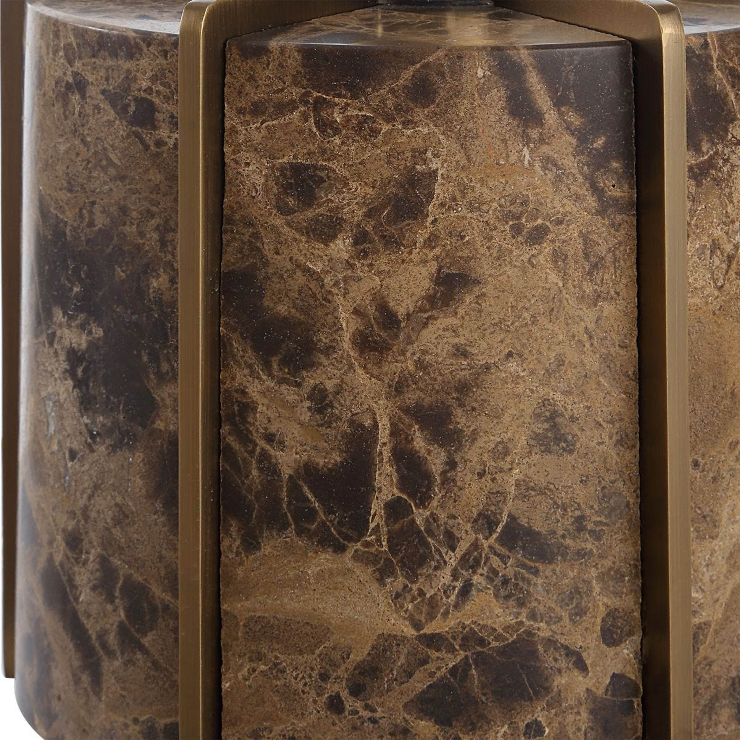 Britwell Buffet Lamp, Dark Brown