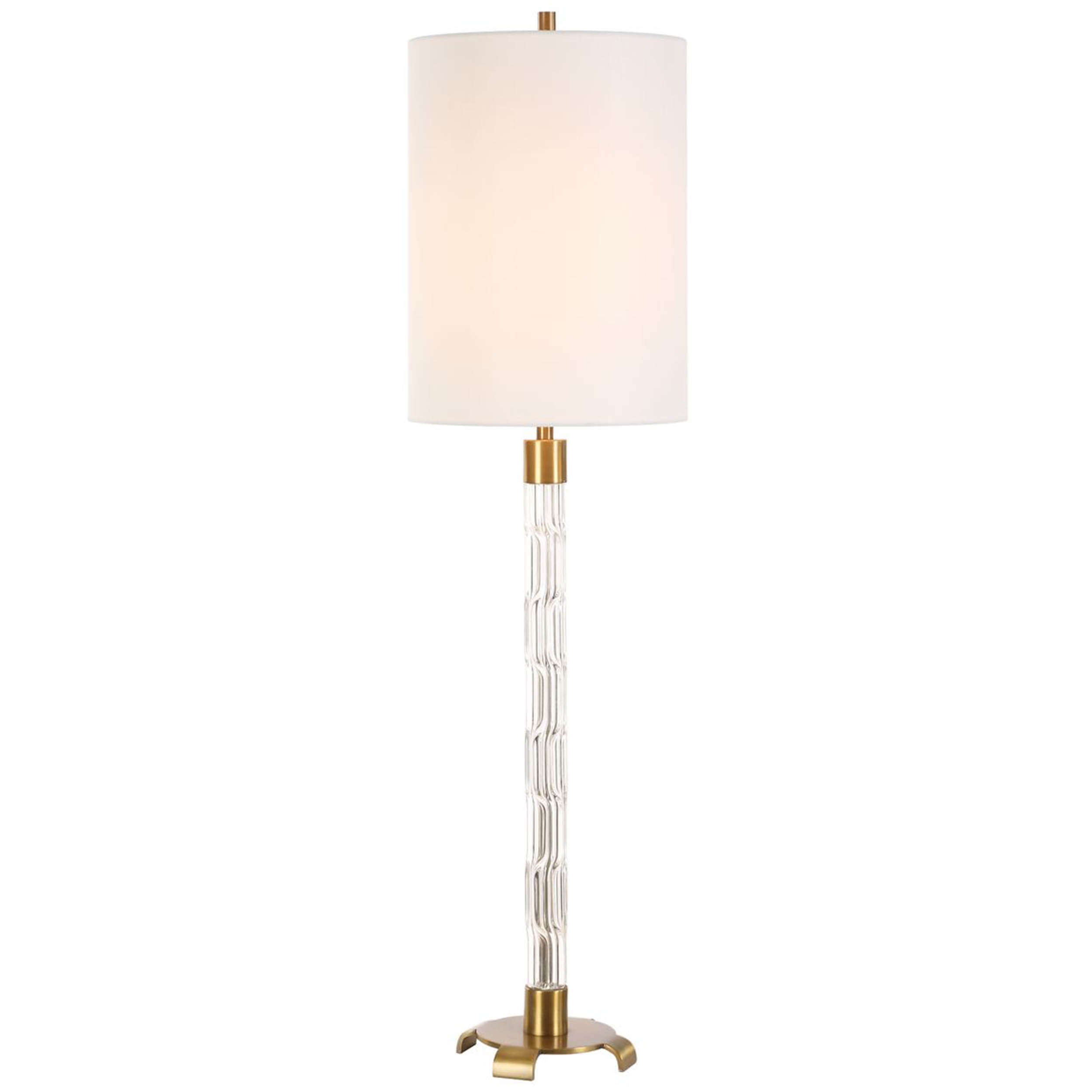 York Buffet Lamp, Clear