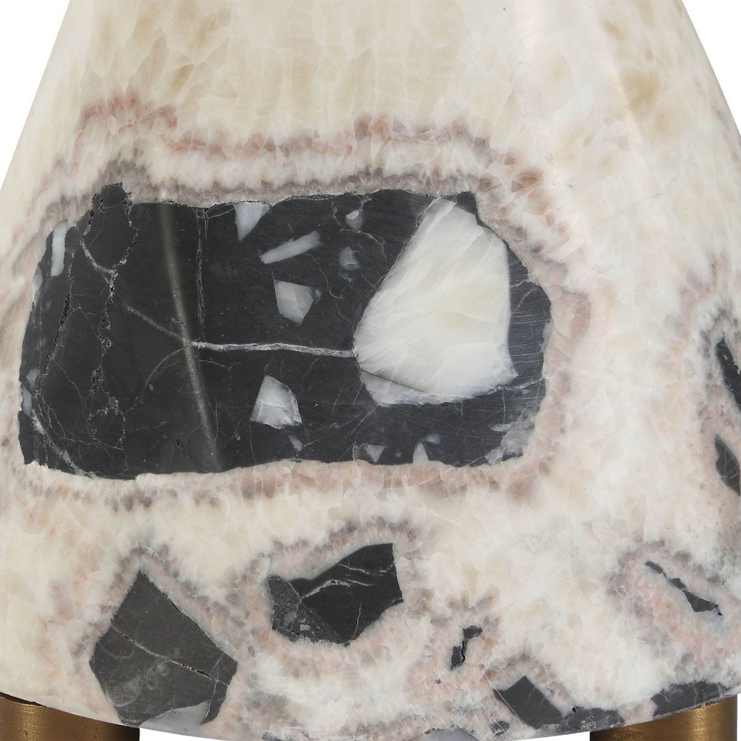 Marcela Buffet Lamp, Black/White