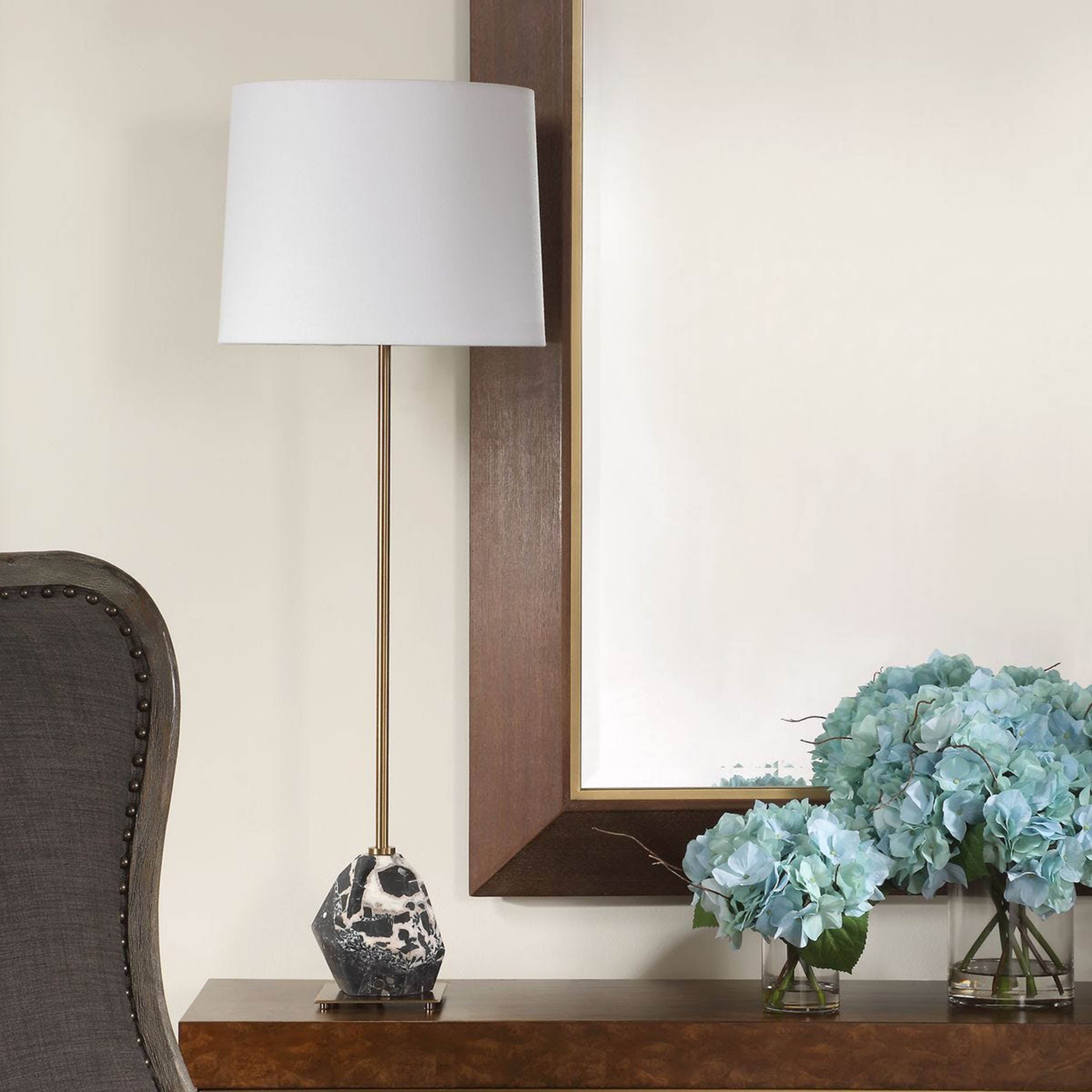 Rowland Buffet Lamp, Black