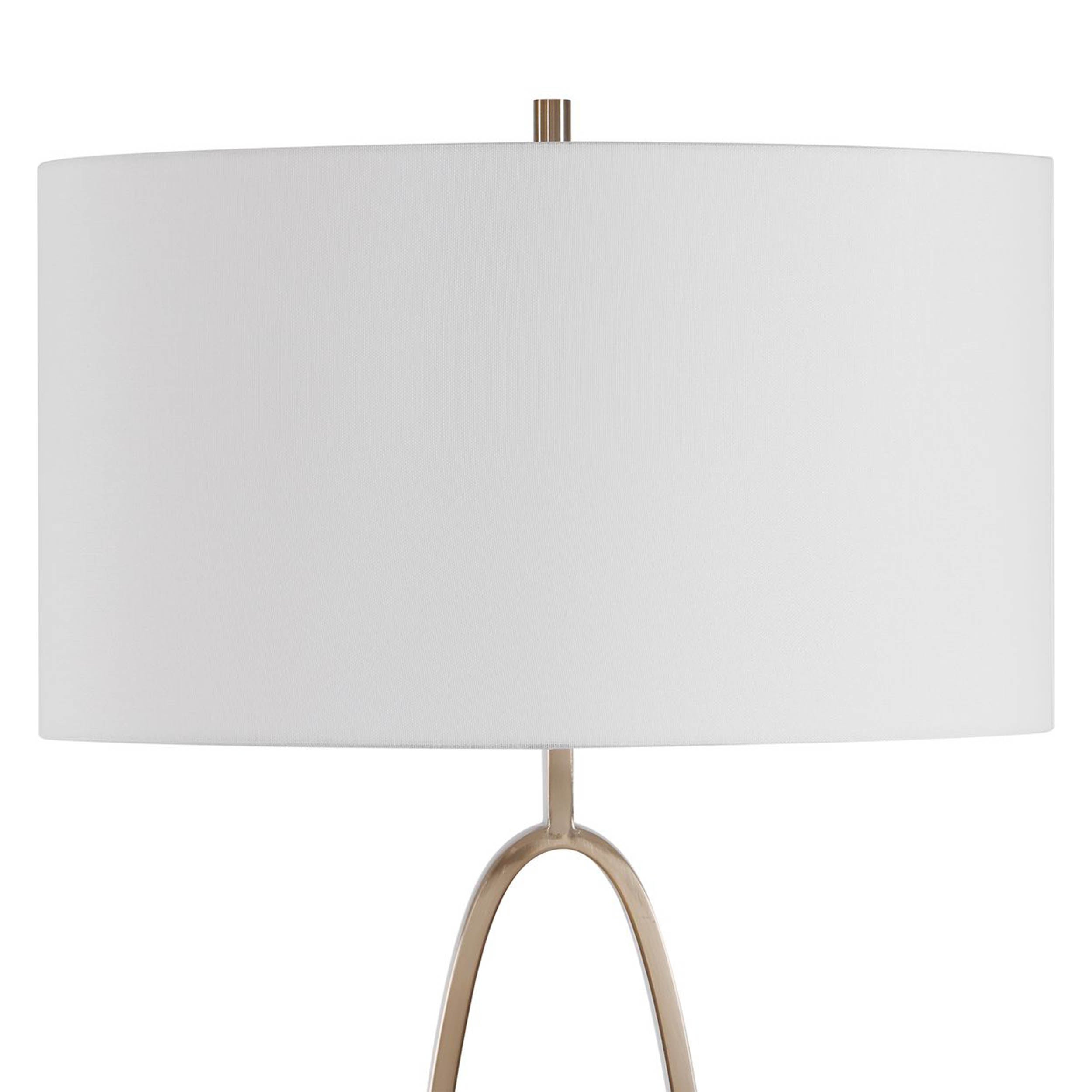 Tordin Floor Lamp, Antique Brass