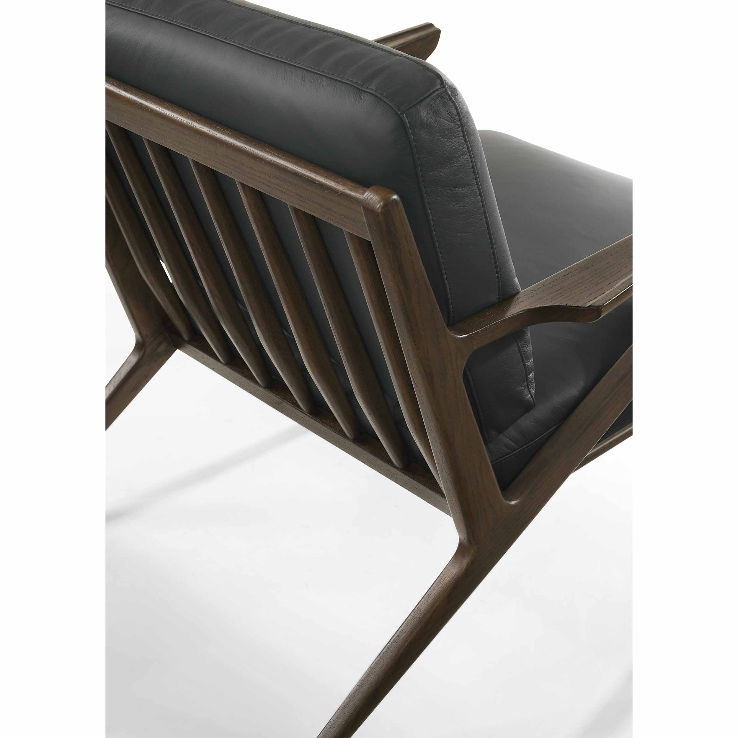 Loki 4136 Chair, Black/Moccha