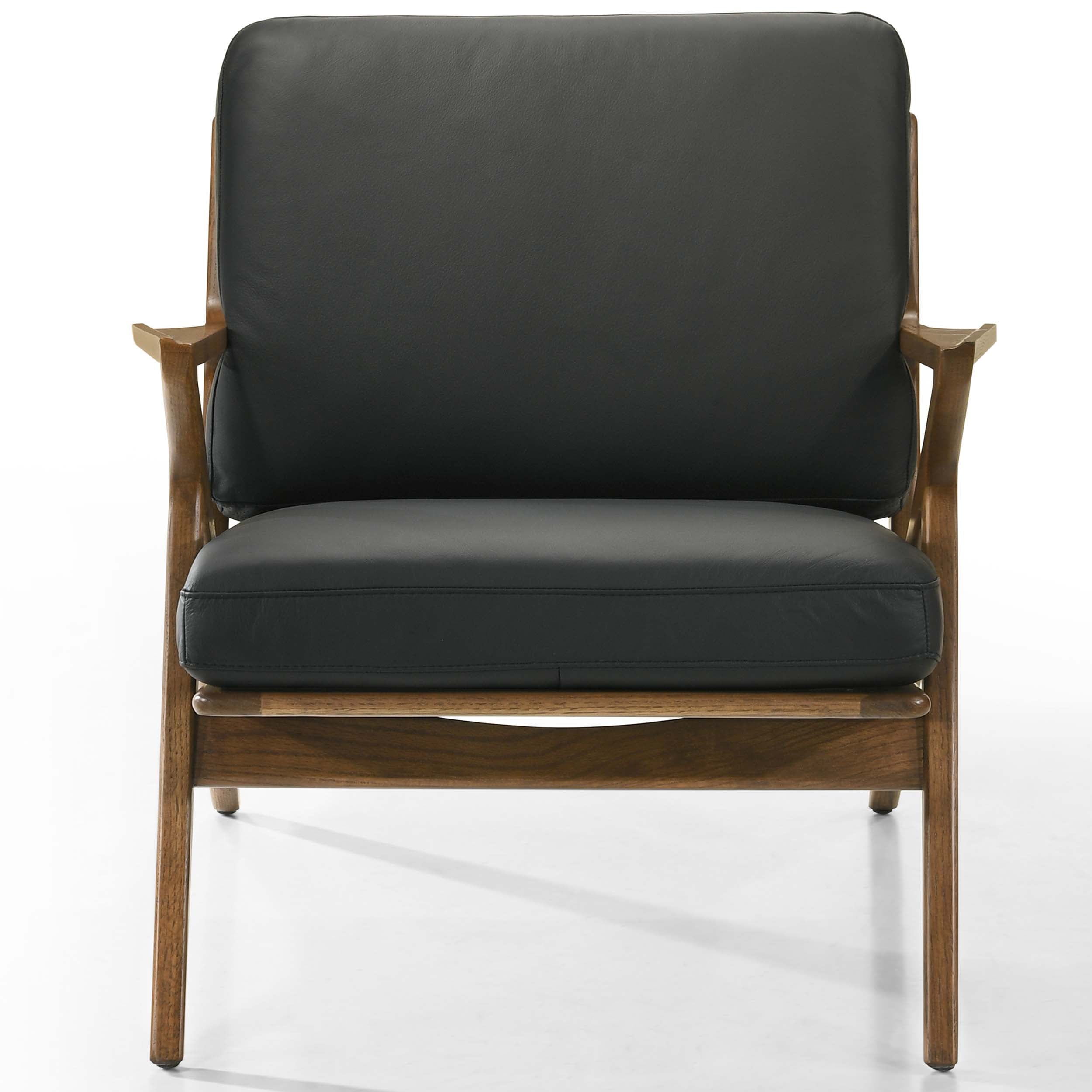 Loki 4136 Chair, Black/Walnut