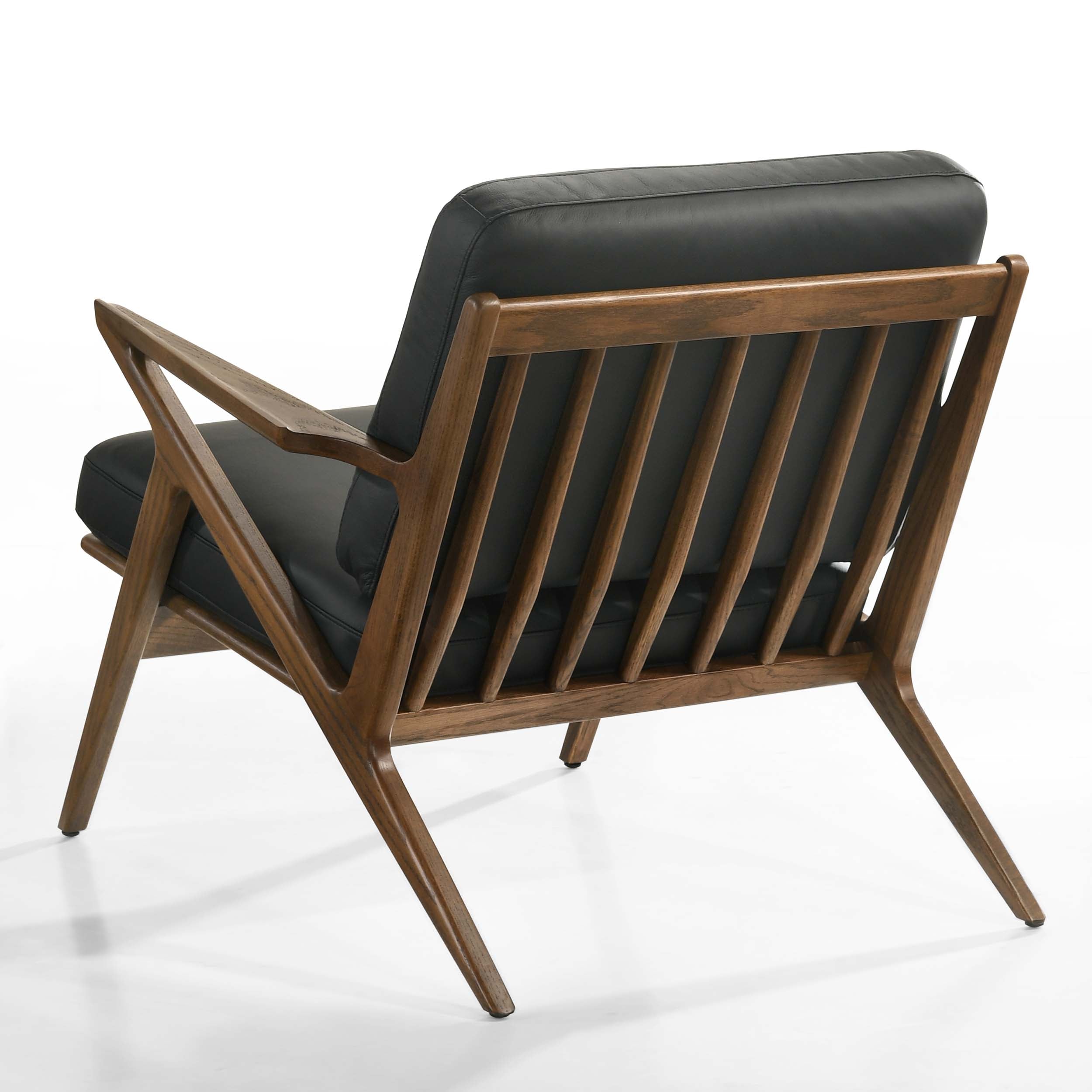 Loki 4136 Chair, Black/Walnut