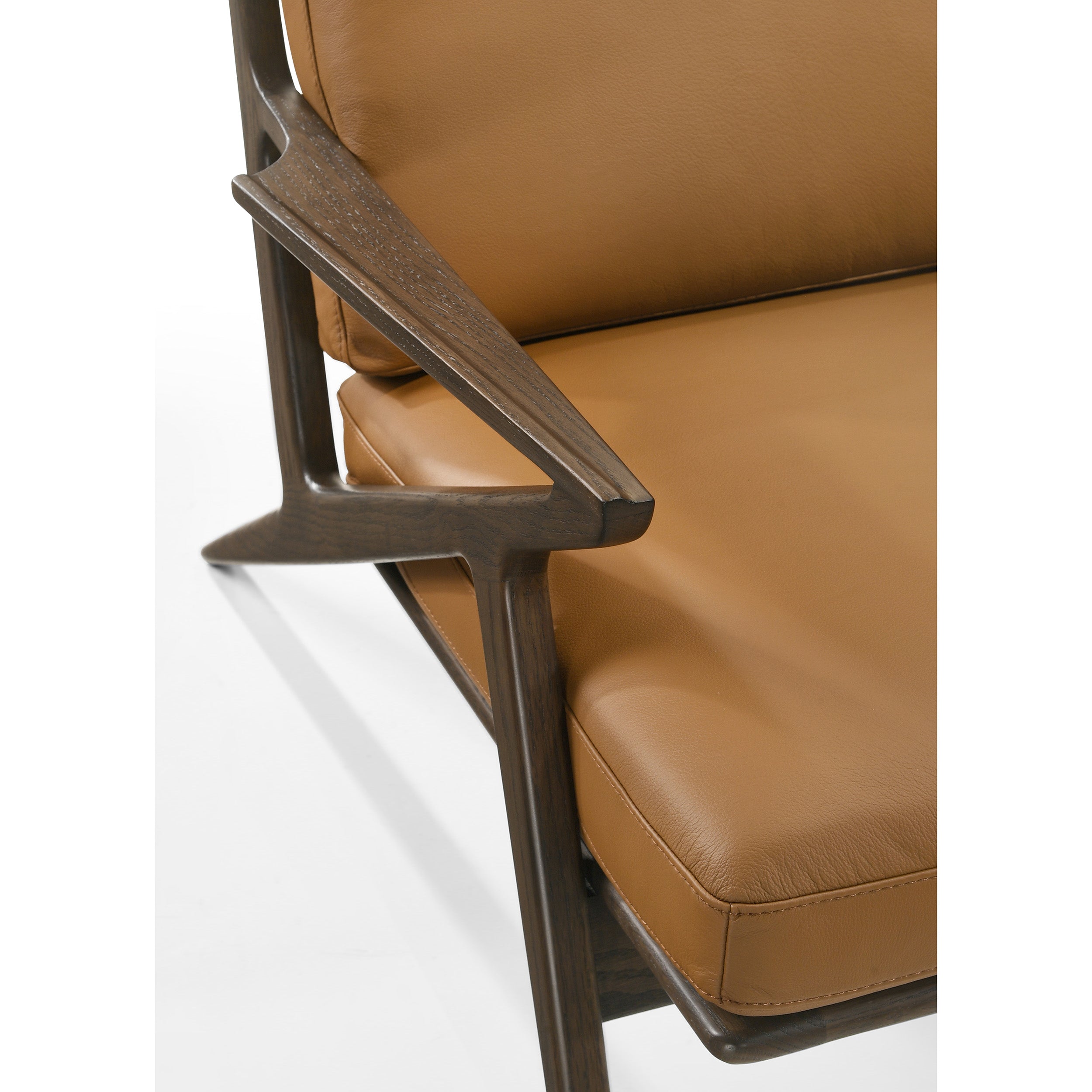Loki 4136 Chair, Saddle/Moccha