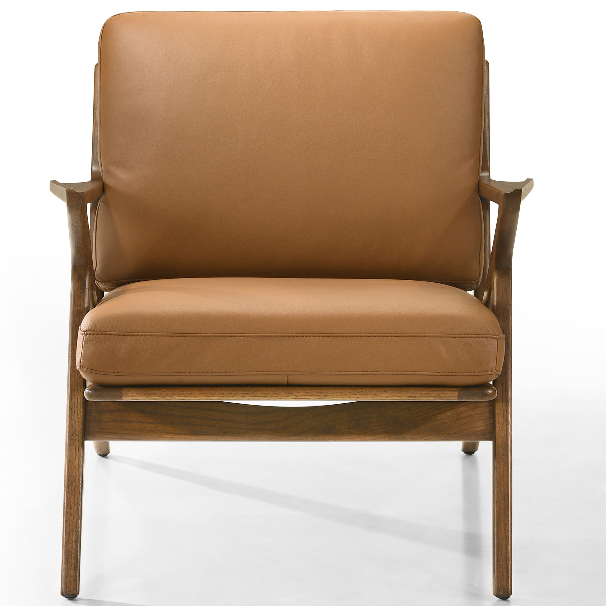 Loki 4136 Chair, Saddle/Walnut