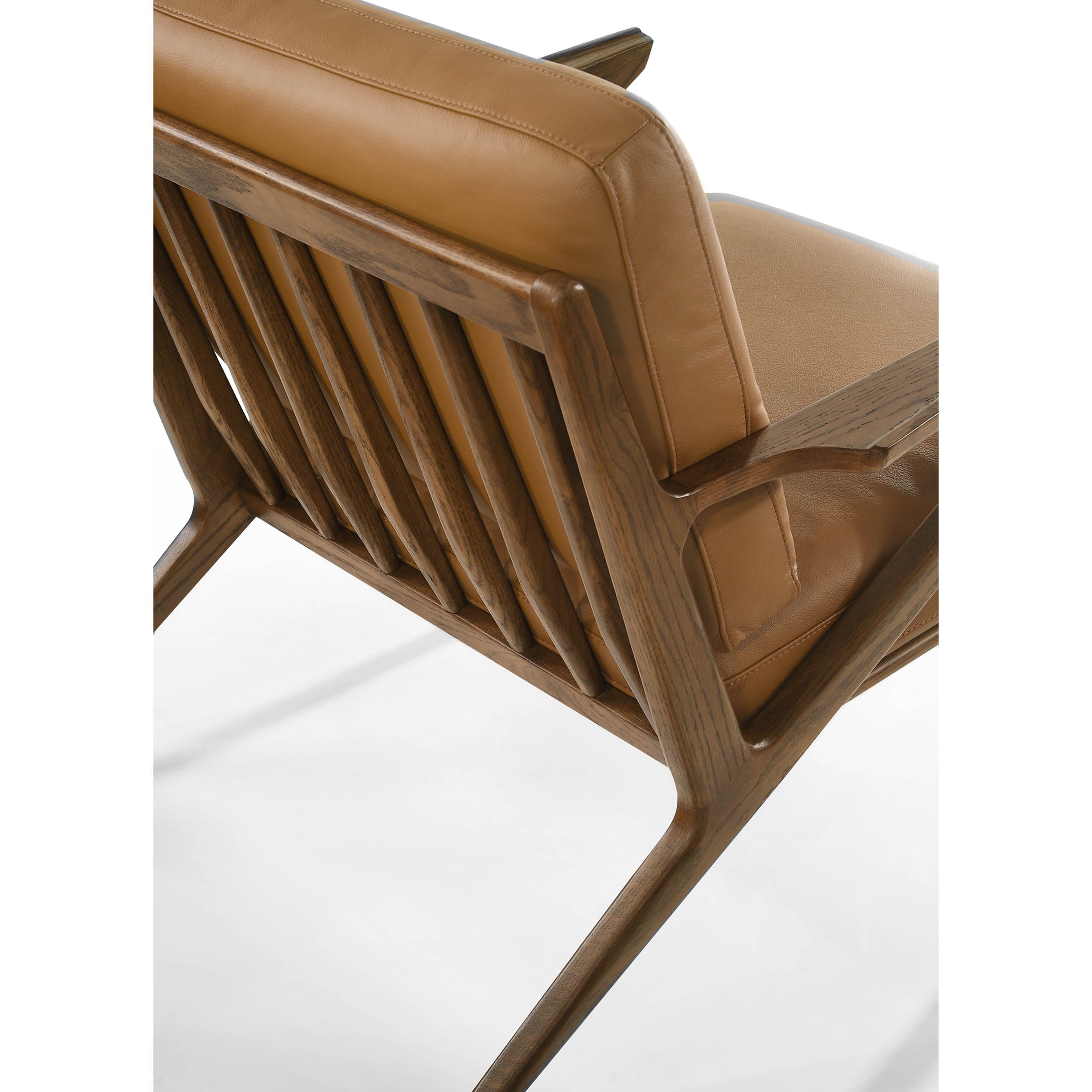 Loki 4136 Chair, Saddle/Walnut