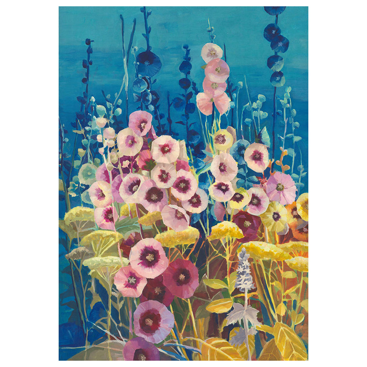 Hollyhocks
